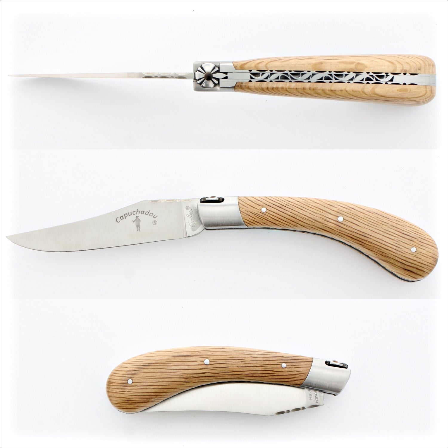 Capuchadou 12 cm Guilloche Oak Barrel Wood