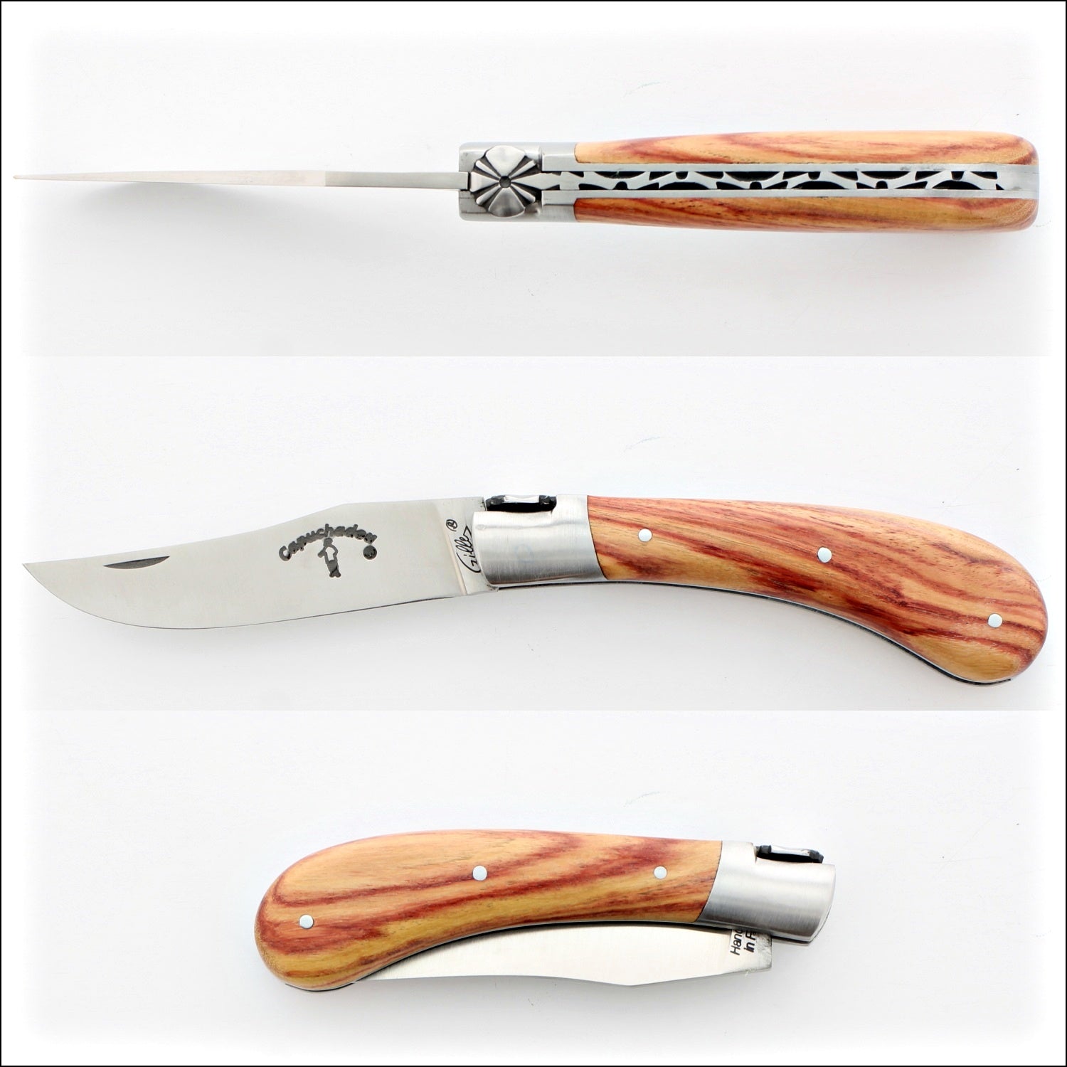 Capuchadou® 10 cm Classic Folding Knife Rosewood Handle