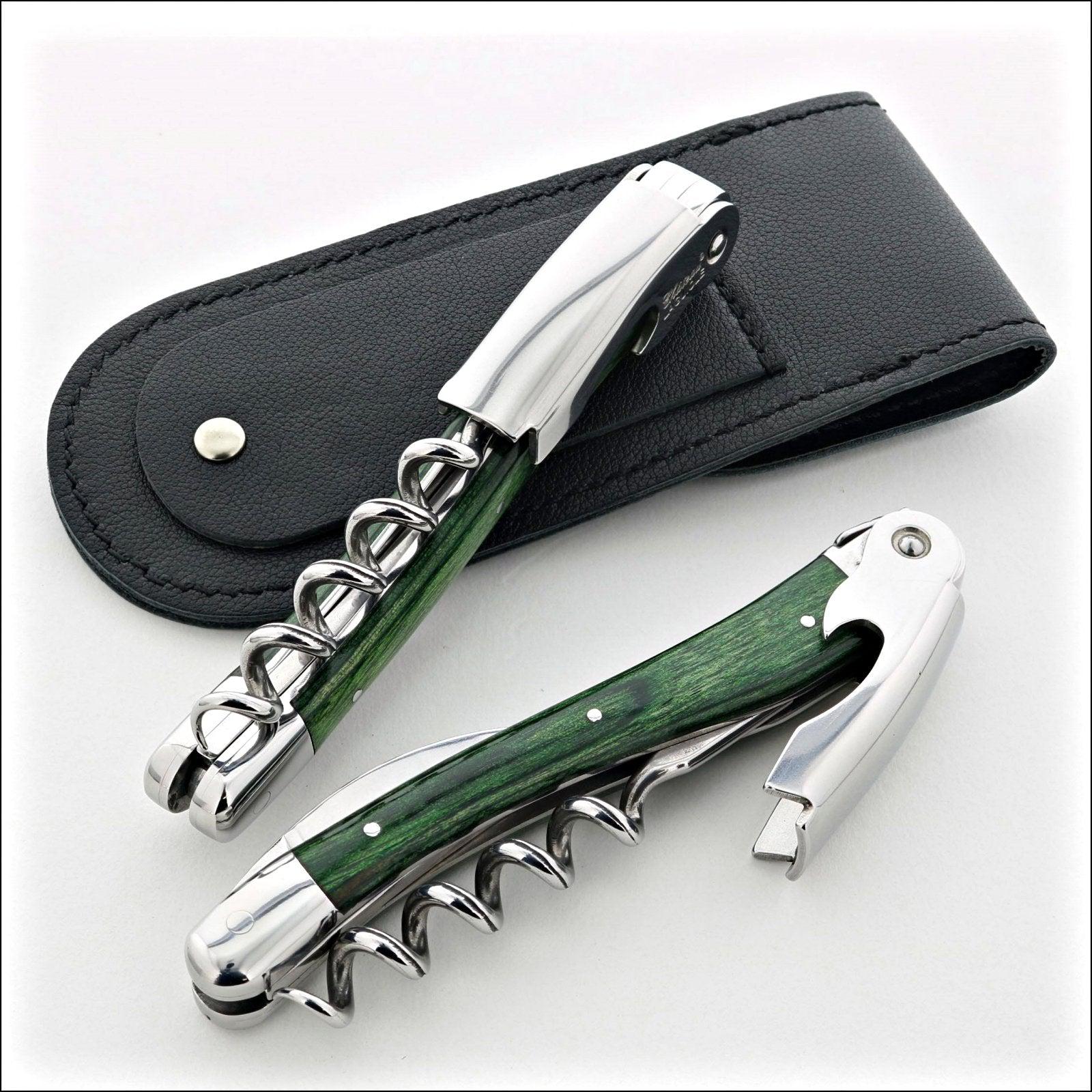 Chateau Laguiole Classic Green Stamina Corkscrew (2020 Version)