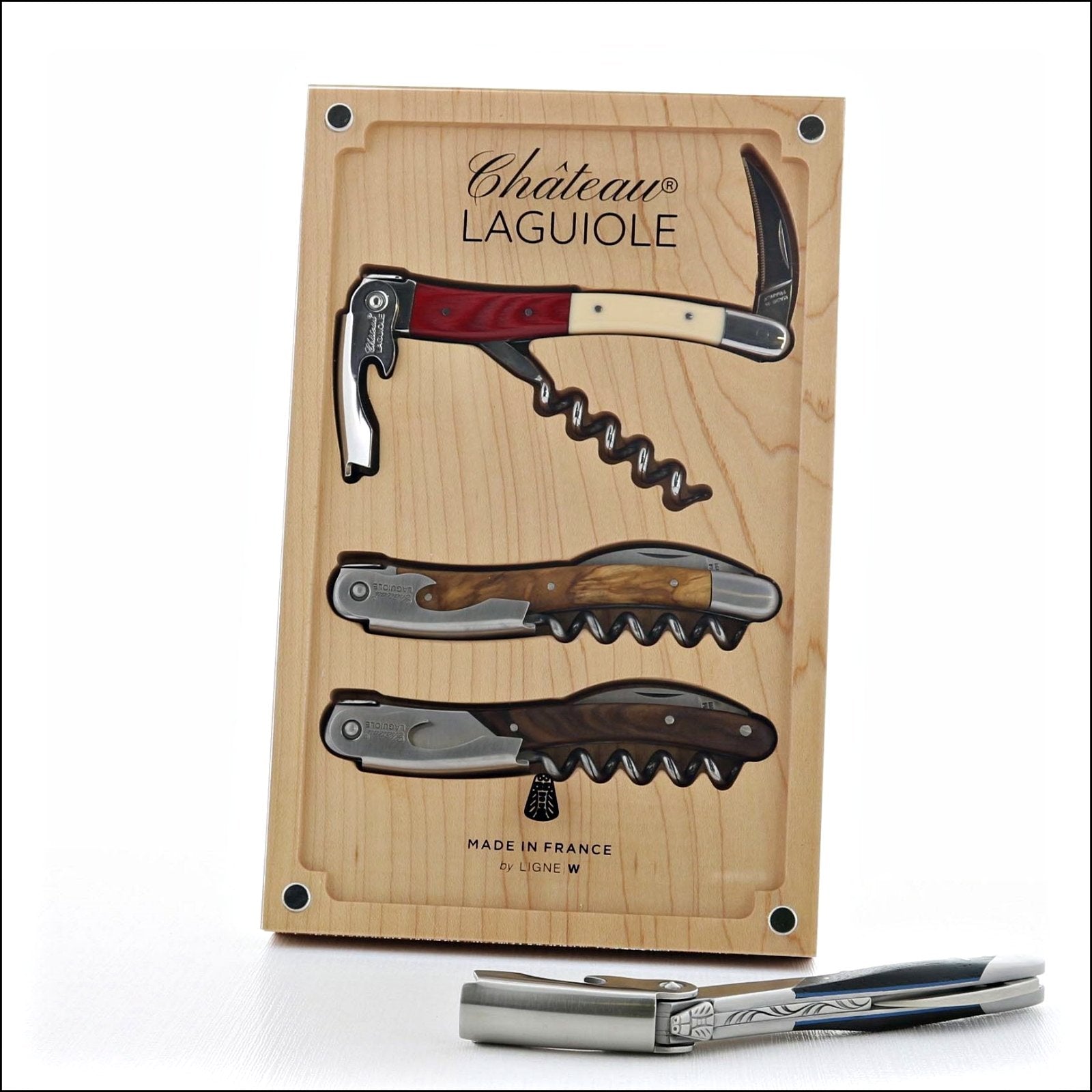 https://www.laguiole-imports.com/cdn/shop/products/Chateau-Laguiole-Display-3-Corkscrews-Chateau-Laguioler-Made-in-France.jpg?v=1635849054