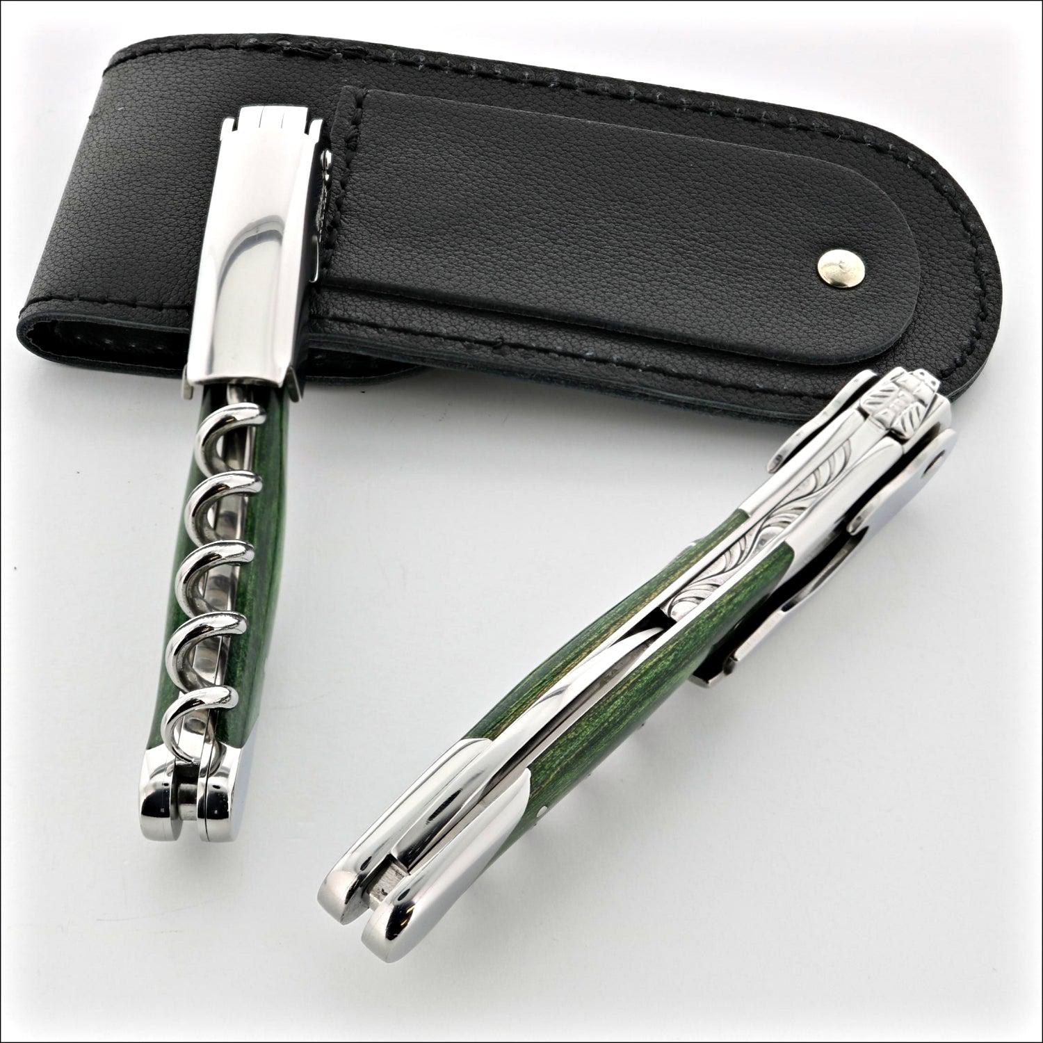 Chateau Laguiole Grand Cru Green Stamina Corkscrew