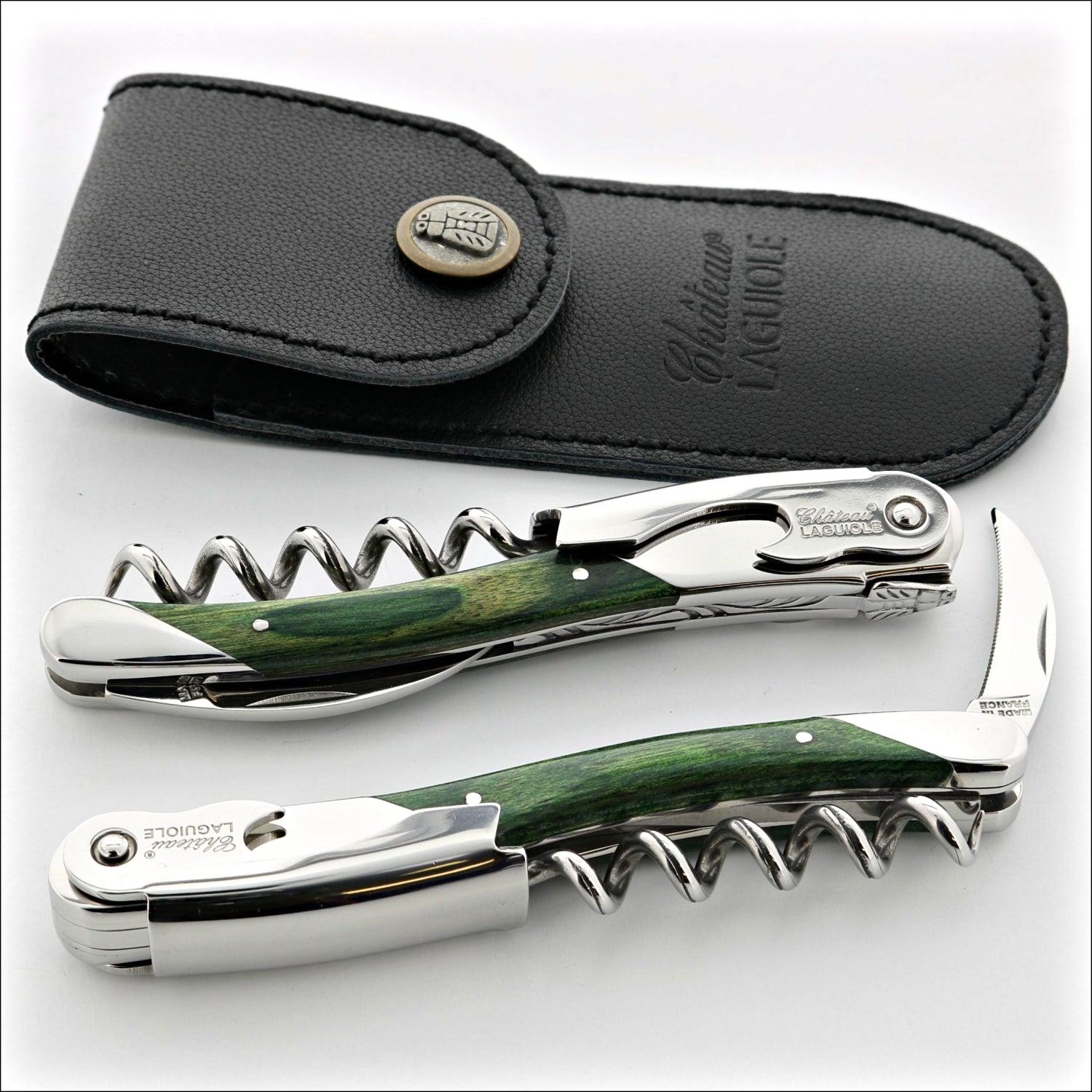 Chateau Laguiole Grand Cru Green Stamina Corkscrew