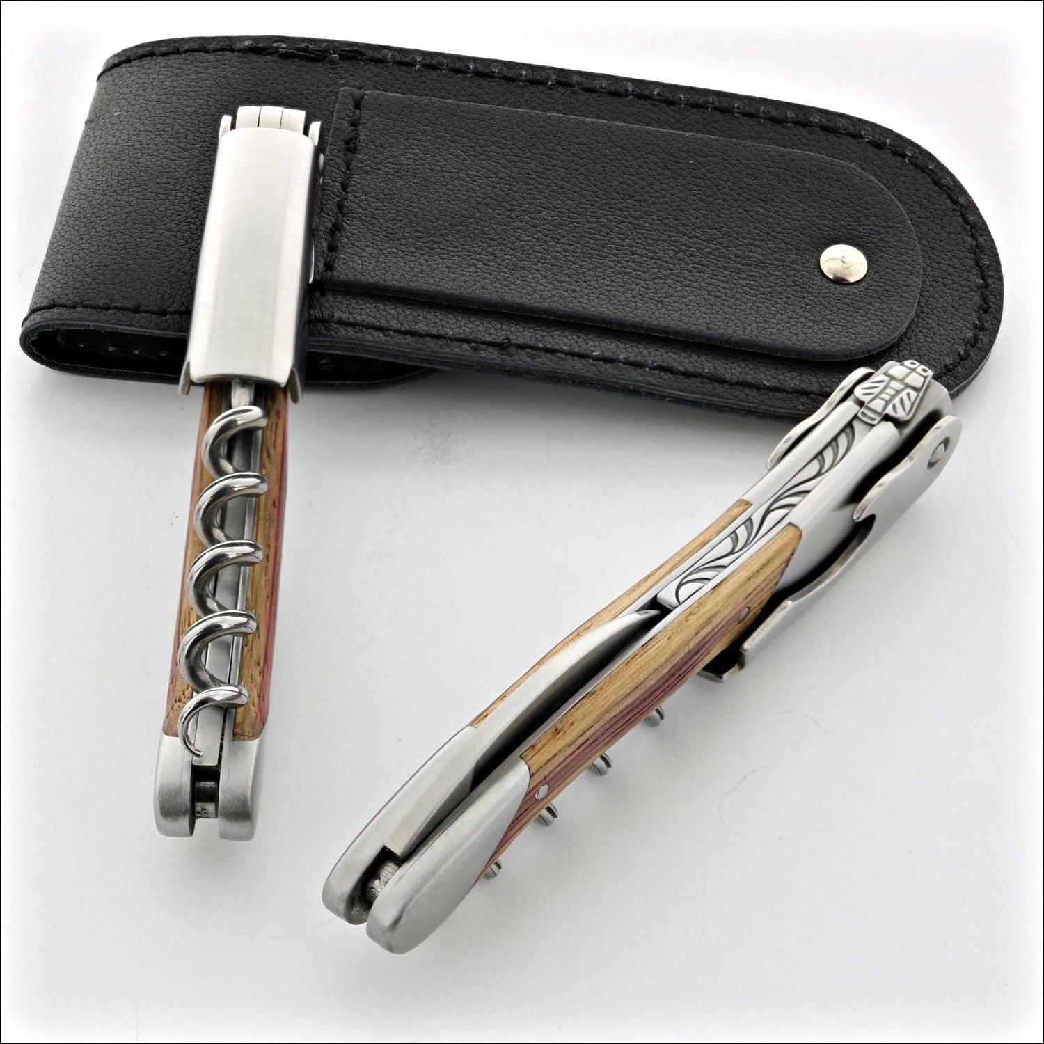 Chateau Laguiole Grand Cru Oak Barrel Wood Corkscrew