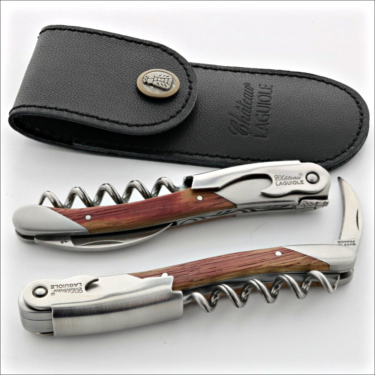 Chateau Laguiole Grand Cru Oak Barrel Wood Corkscrew