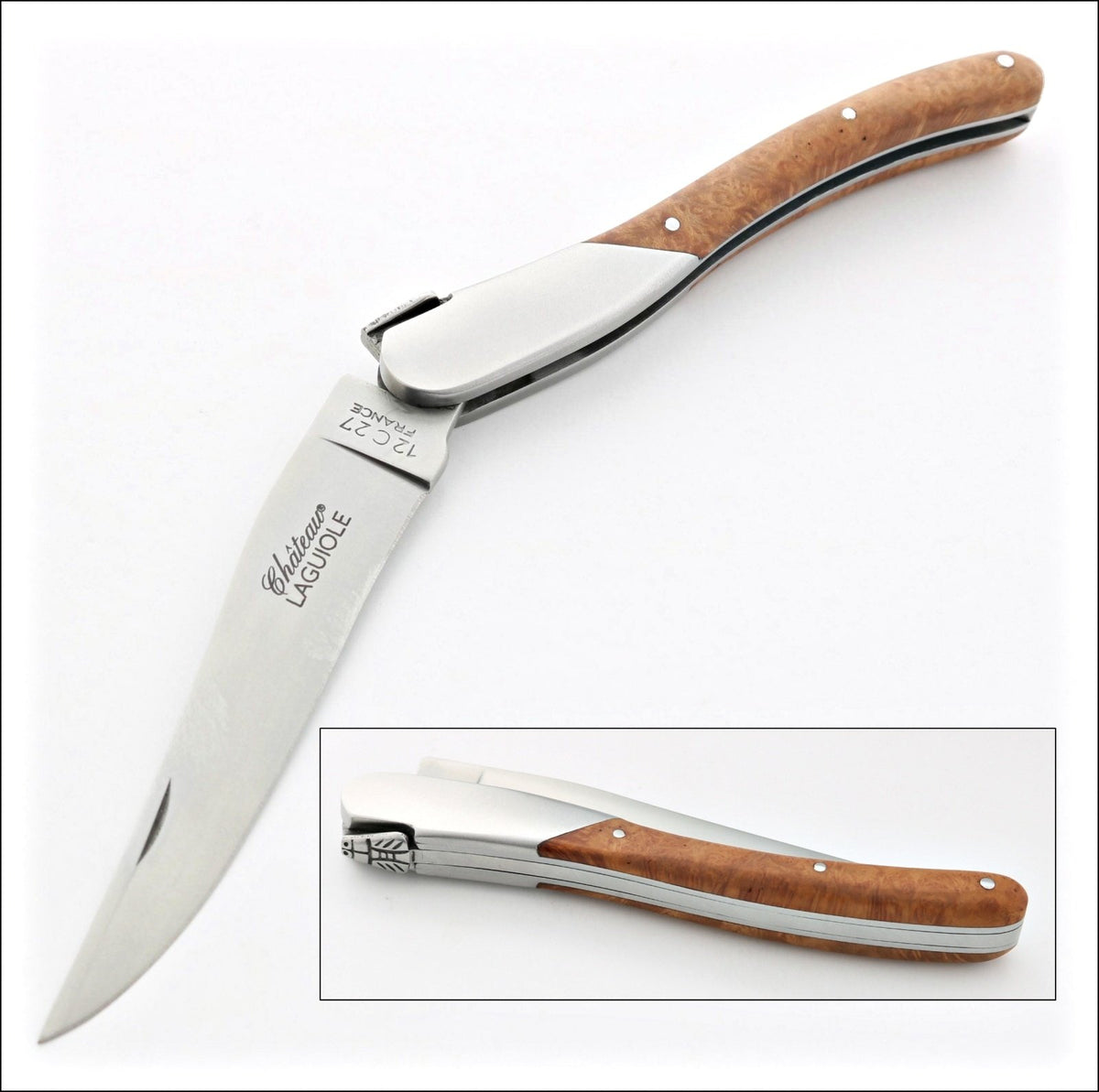 Chateau Laguiole Grand Cru Pocket Knife Briarwood-POCKET KNIFE