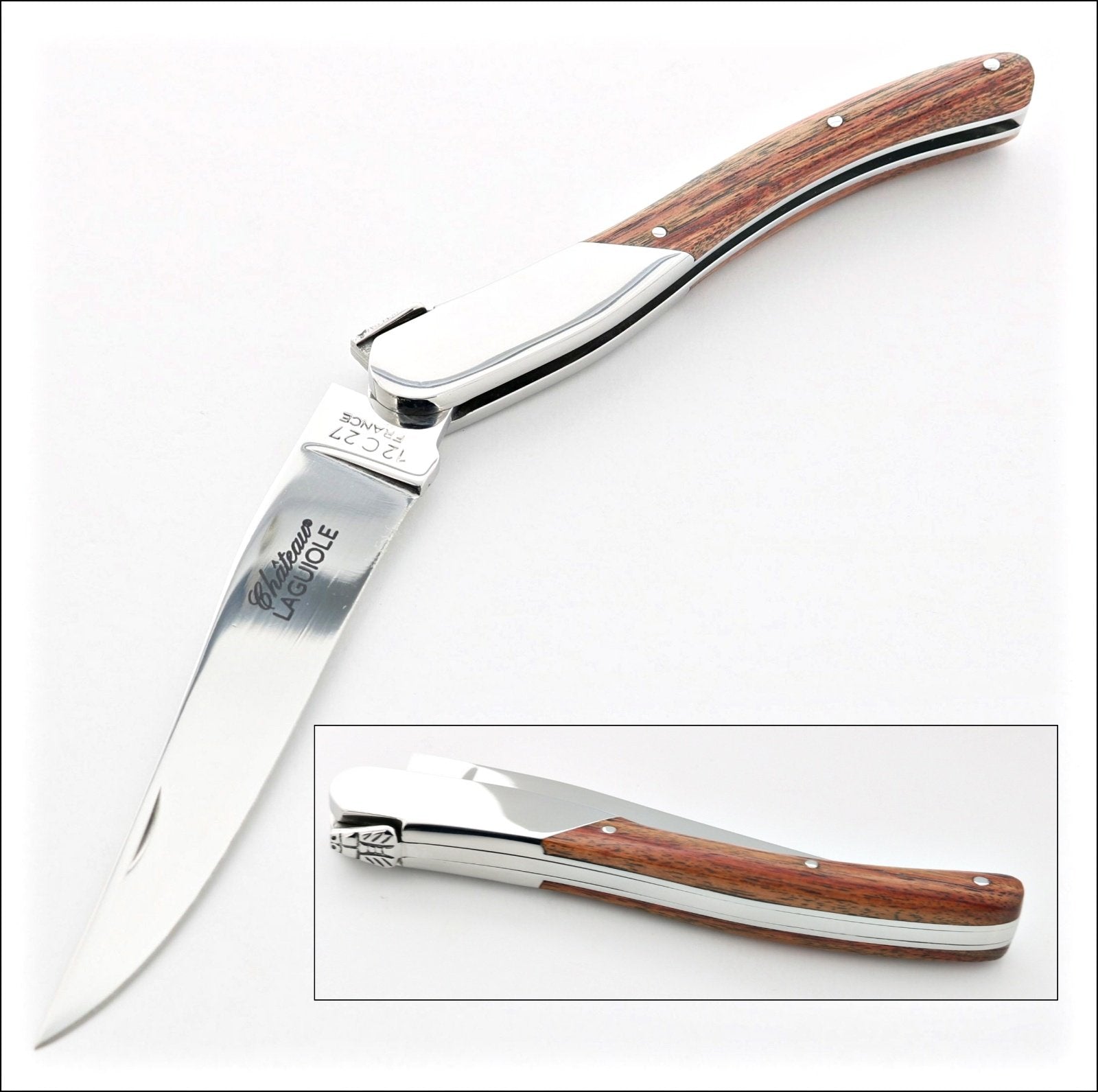 Chateau Laguiole Grand Cru Pocket Knife Rosewood-POCKET KNIFE
