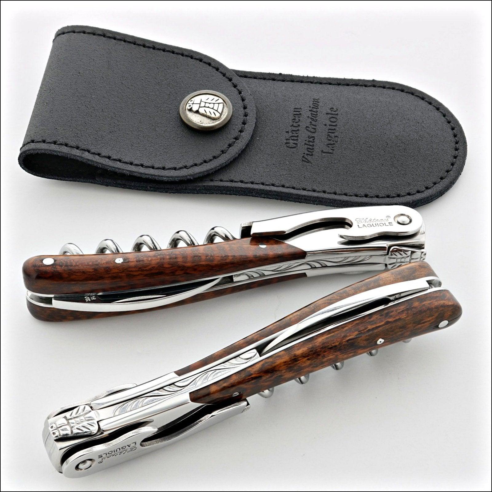 Chateau Laguiole Melchior Amourette Handle-Waiter Corkscrew