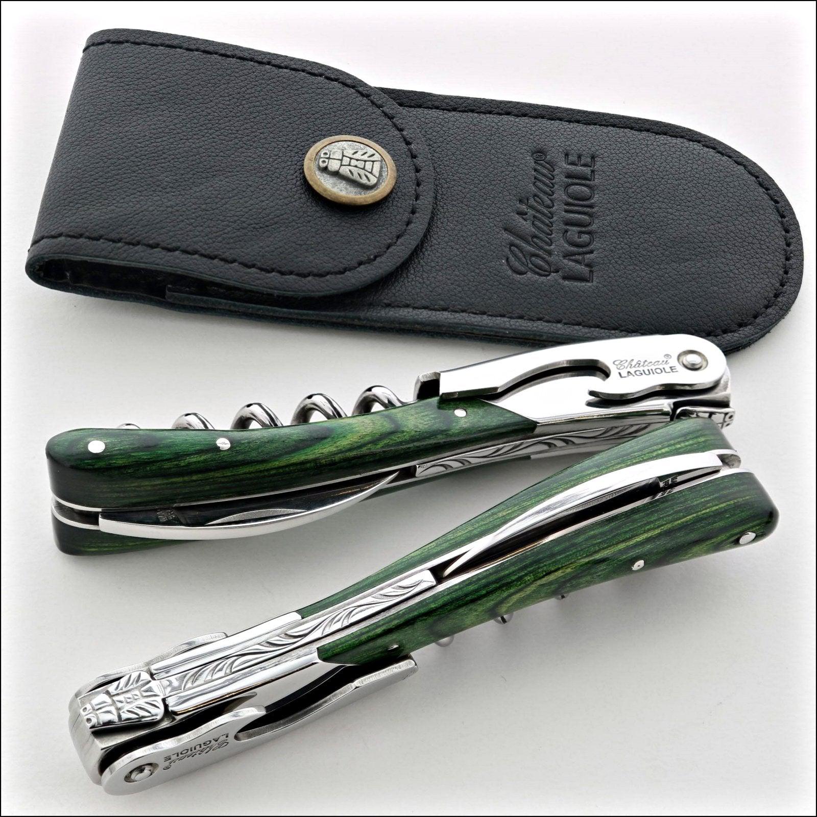 Chateau Laguiole Melchior Green Stamina Handle