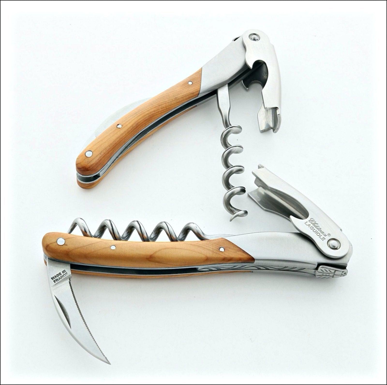 Chateau Laguiole Versailles Series - Yew Wood du Bosquet - 224 years old wood-Waiter Corkscrew