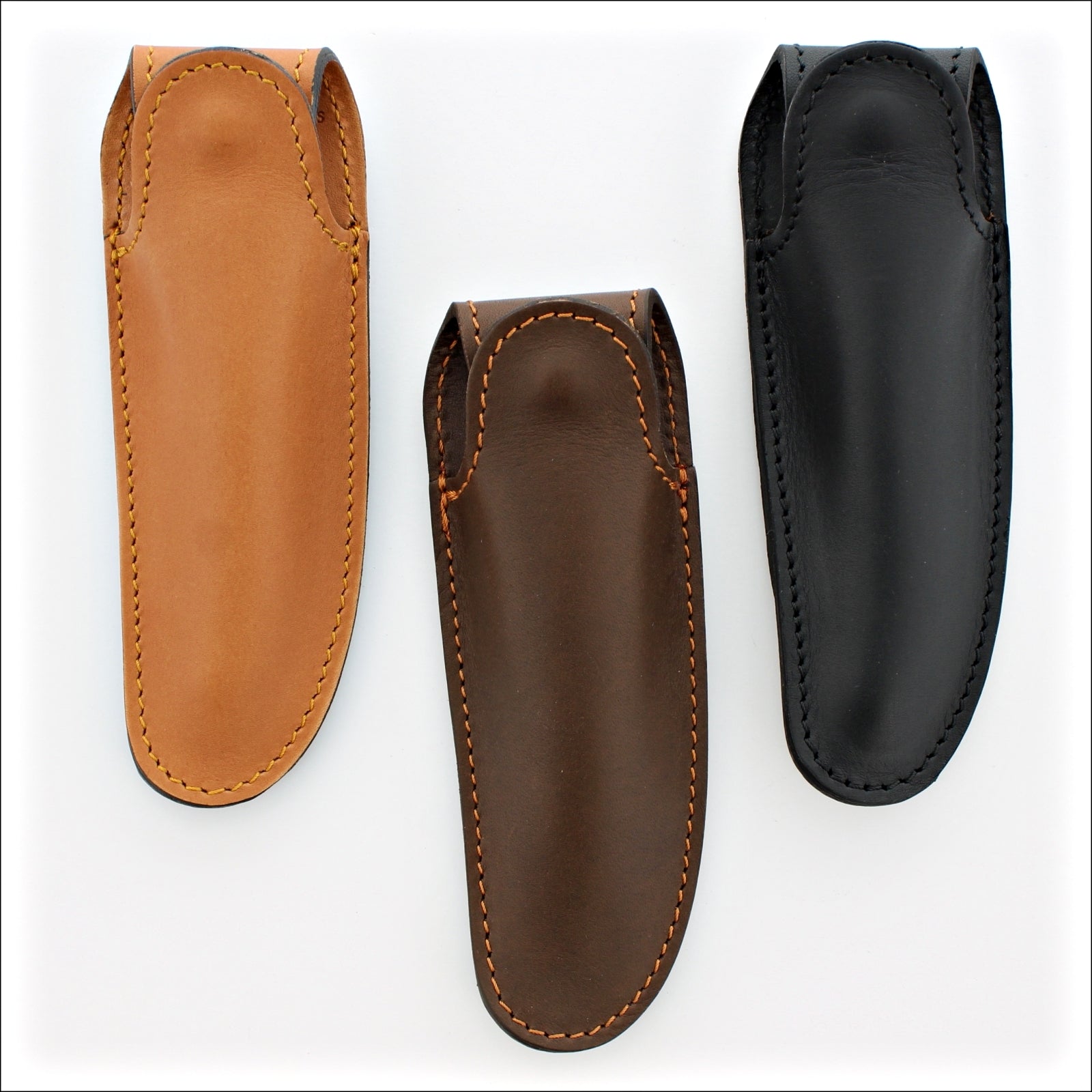 Class Leather Knife Sheath for 11 to 13 cm Pocket Knives