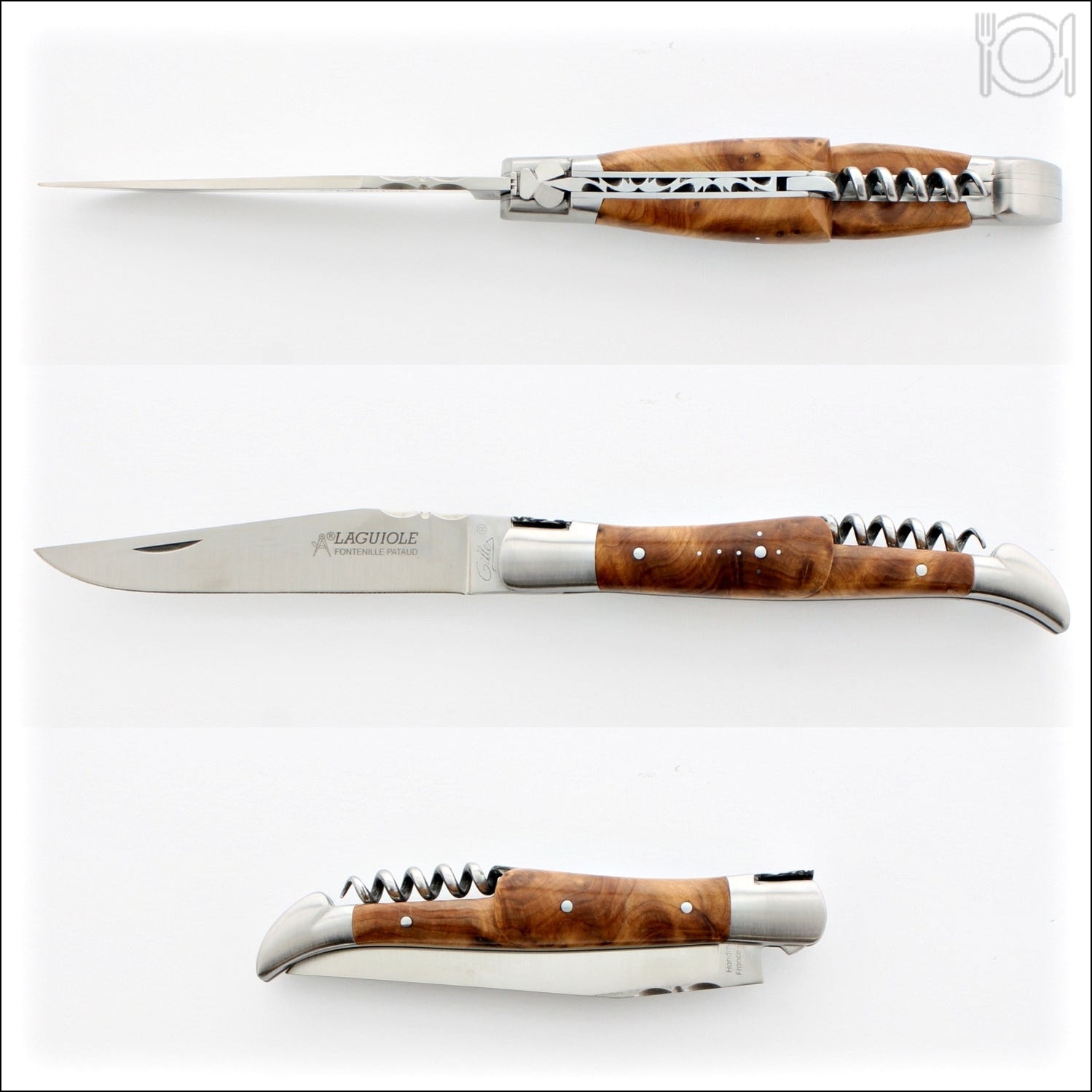 Classic Laguiole Corkscrew Knife Thuya Handle