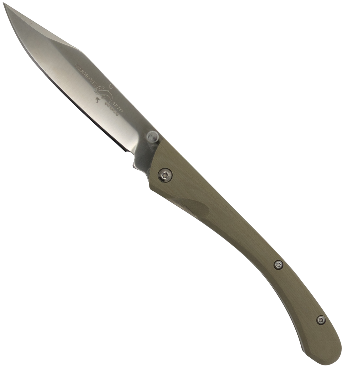 Clermont Desert G10 Handle Linerlock Folding Knife-Linerlock