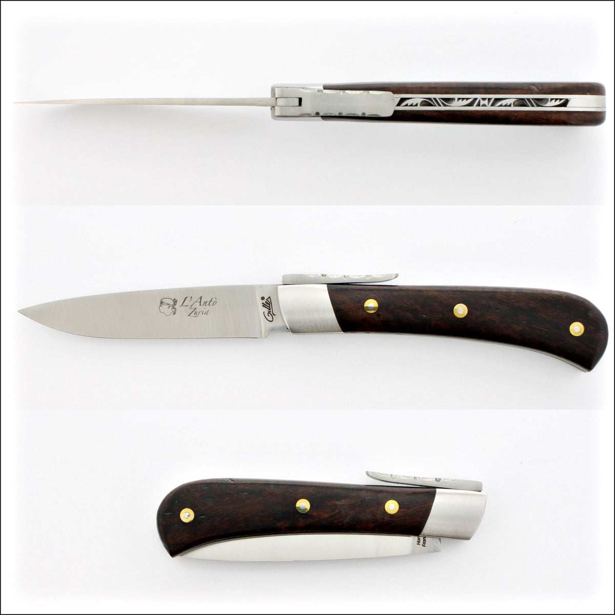 Corsican L&#39; Antò Pocket Knife Ironwood