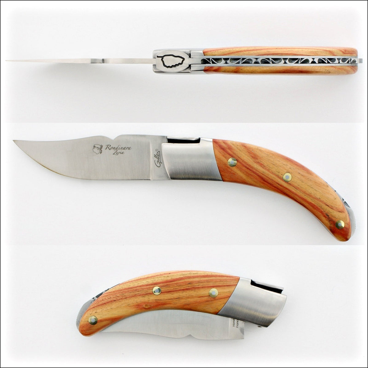 Corsican Rondinara Folding Knife - Rosewood Handle