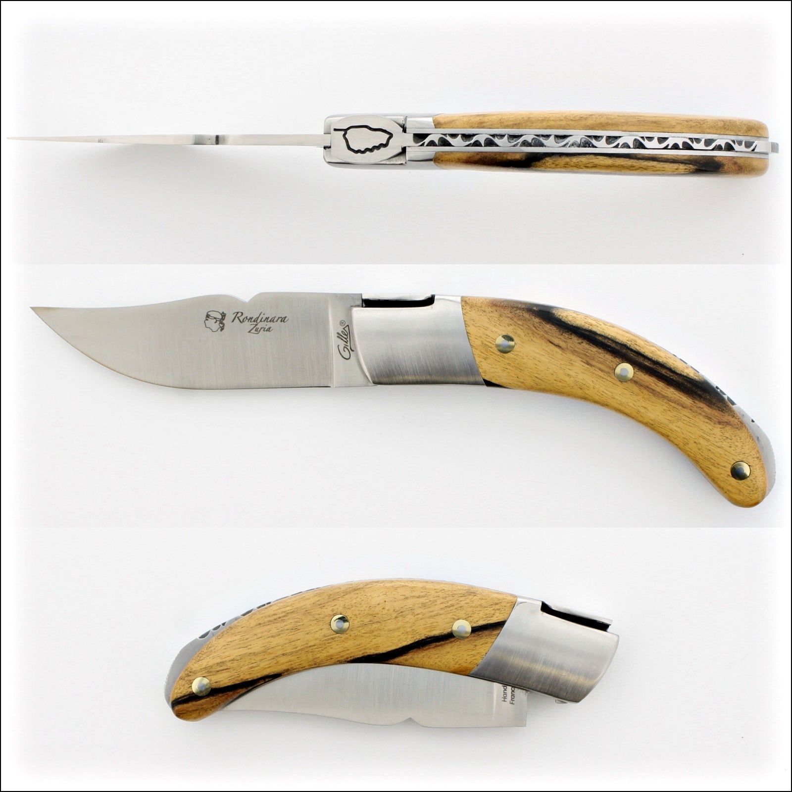 Corsican Rondinara Folding Knife - Royal Ebony