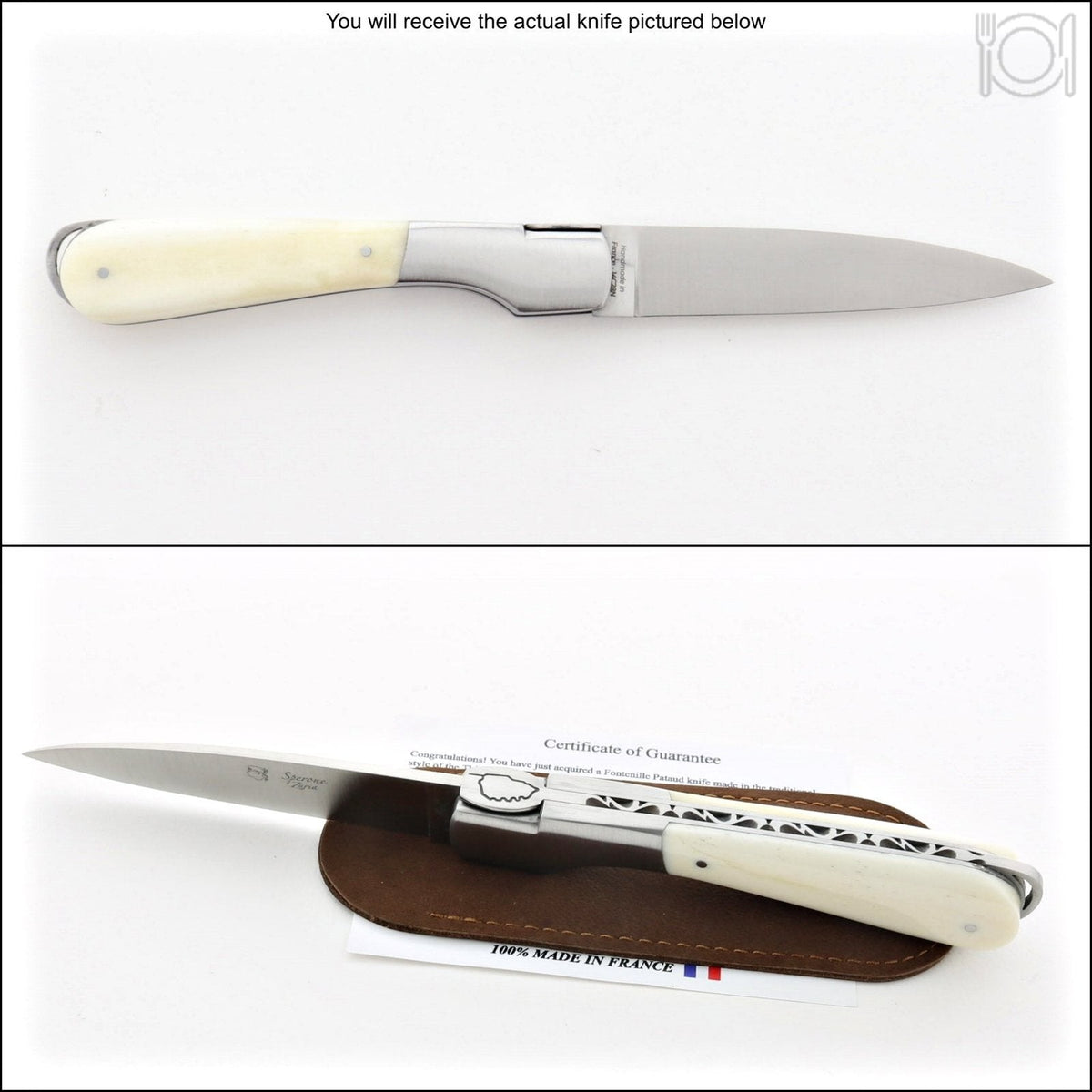Corsican Sperone Pocket Knife Cattle Bone