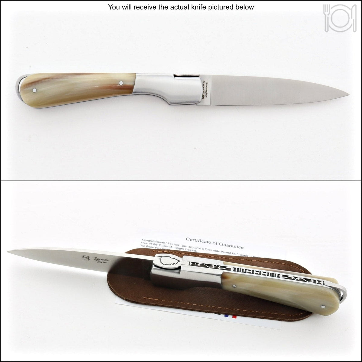 Corsican Sperone Pocket Knife Horn Tip