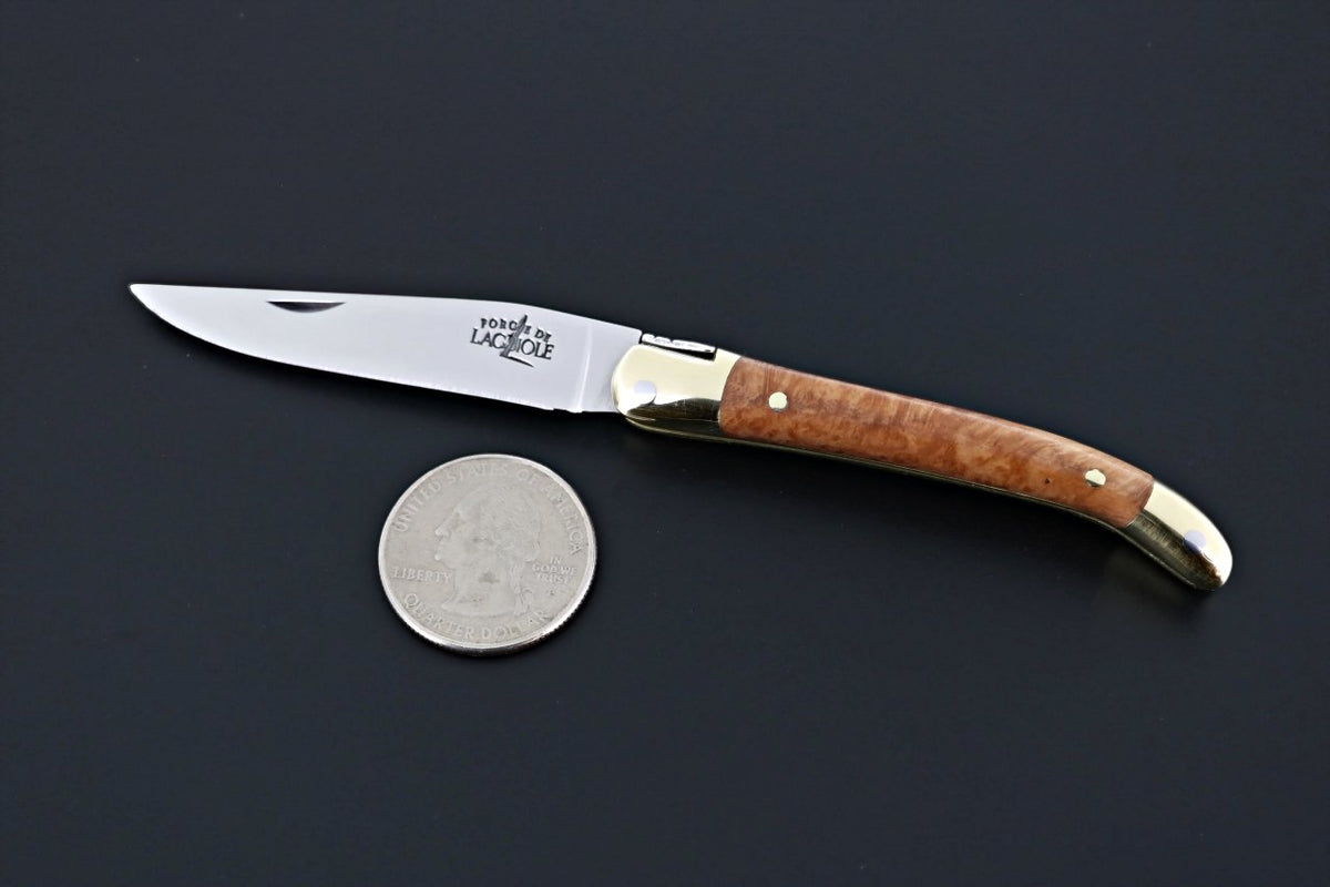 Forge de Laguiole 7cm Pocket Knife Briarwood Handle-Cutlery