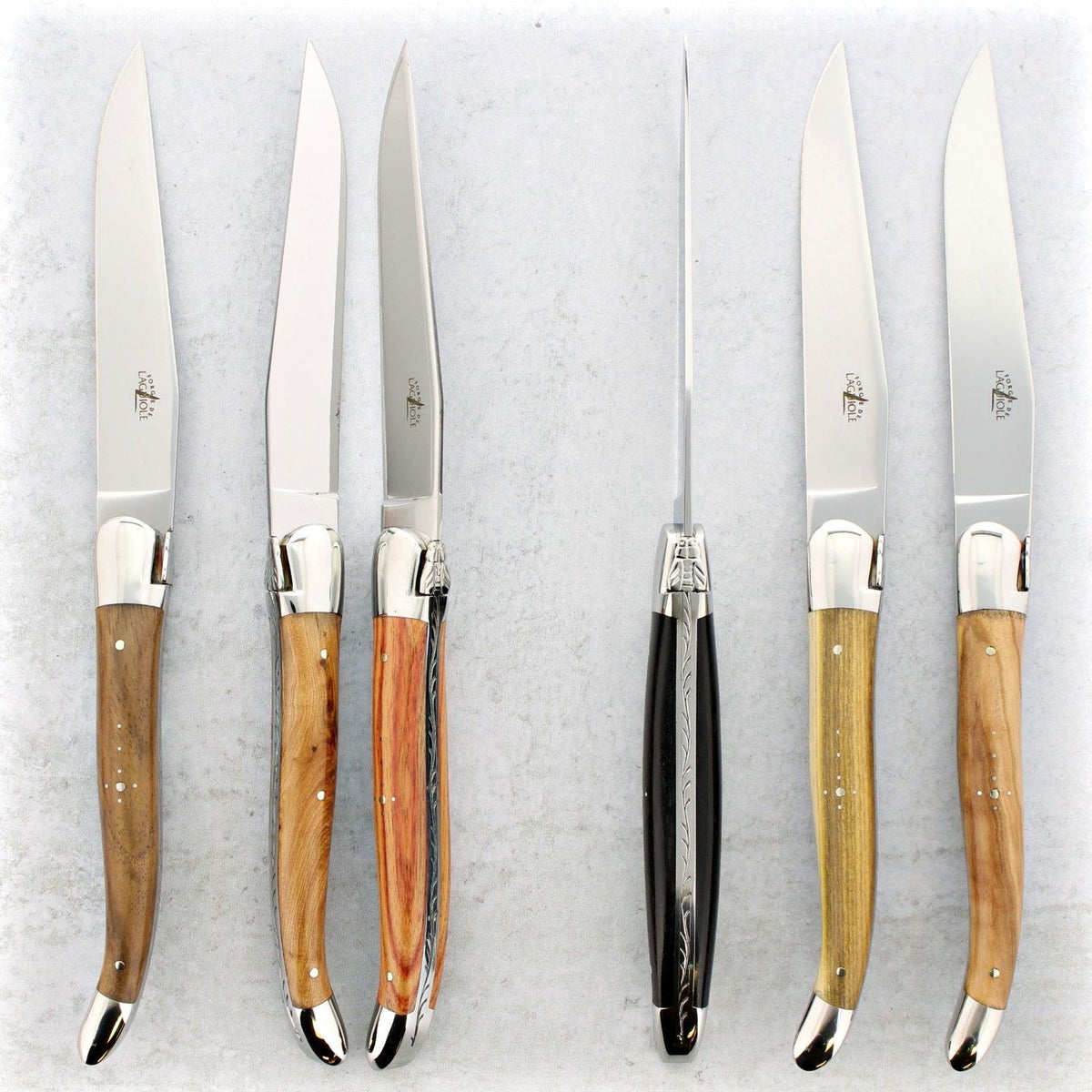 Forge de Laguiole Assorted Steak Knives - Shiny