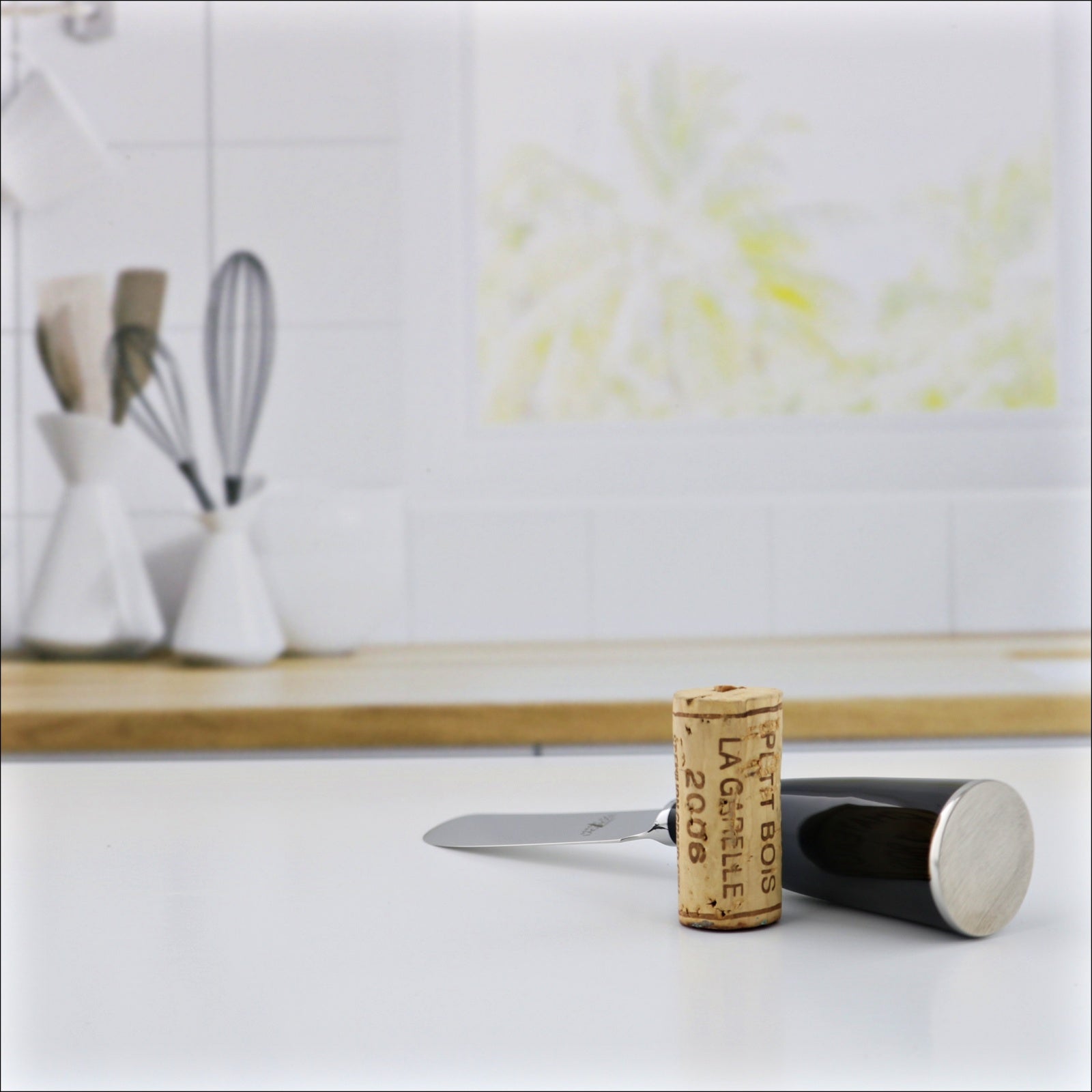 Forge de Laguiole Black Horn Tip Butter Knife - Laguiole Imports