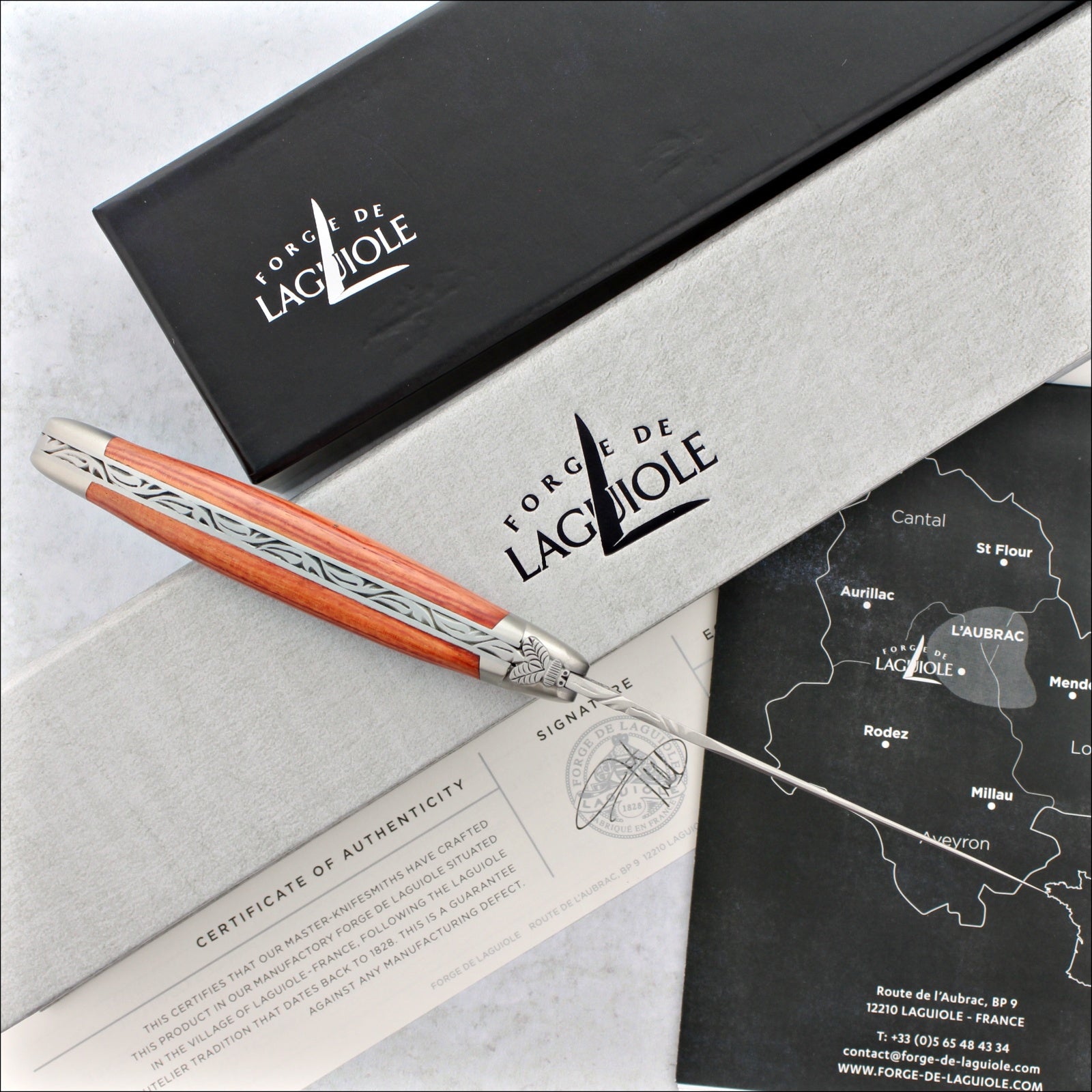 Forge de Laguiole Collection 11 cm Rosewood Satin