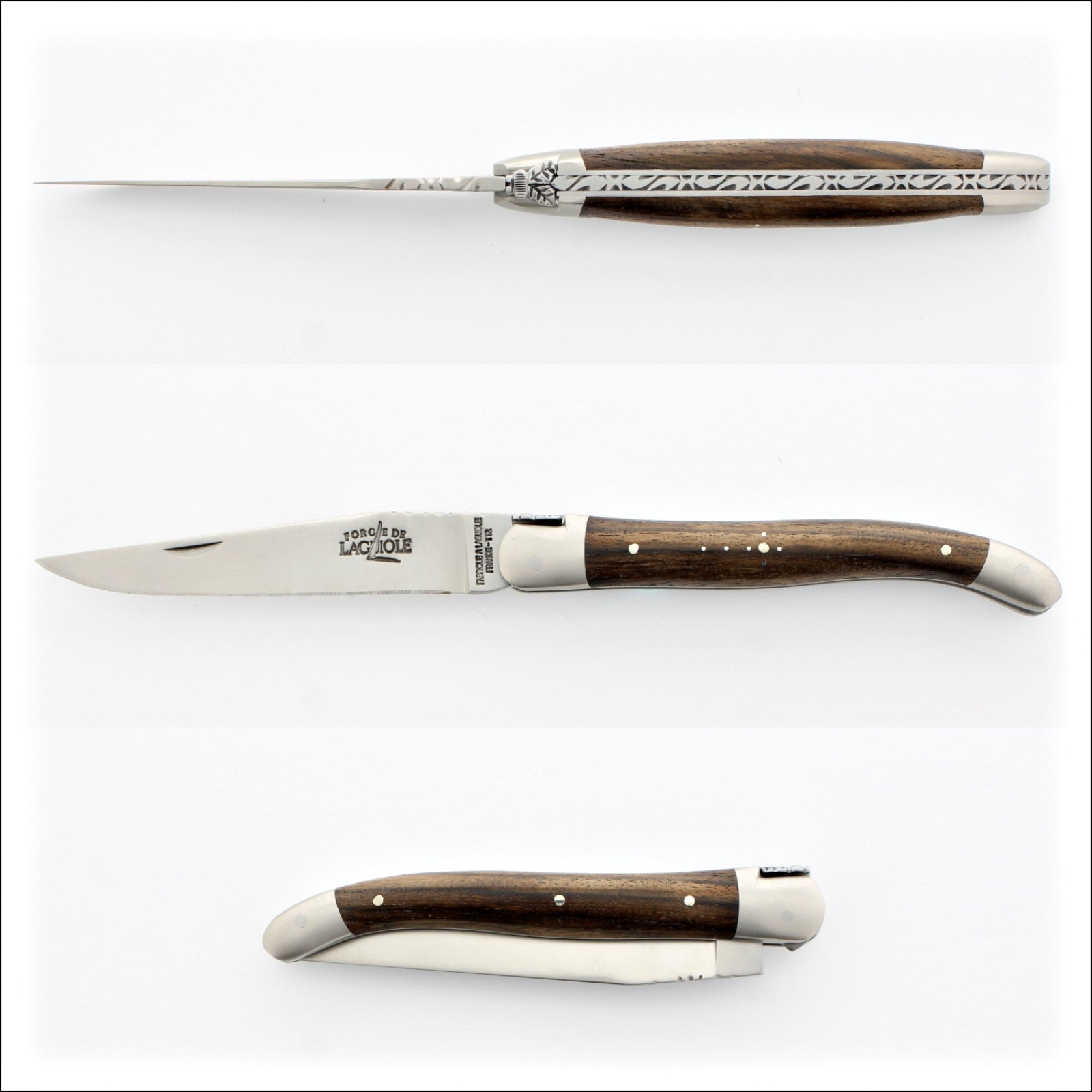 Forge de Laguiole Collection 11 cm Walnut - Satin Finish