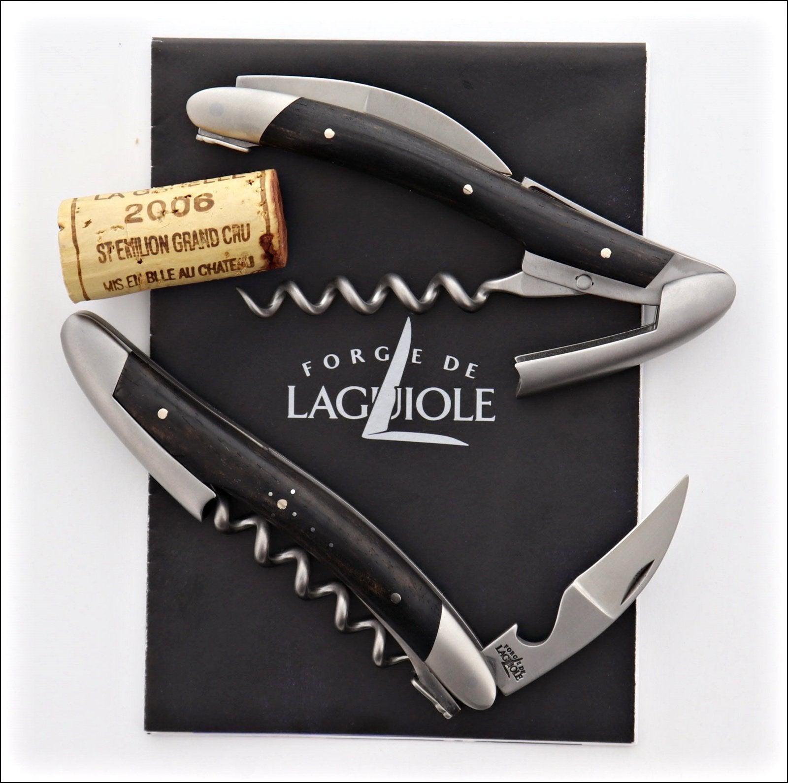 Forge de Laguiole Corkscrew Ebony - Satin-Waiter Corkscrew