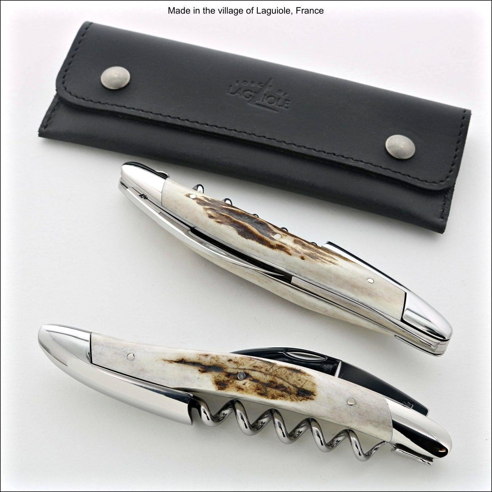 Forge de Laguiole Corkscrew Elk Stag Handle Animalia Series