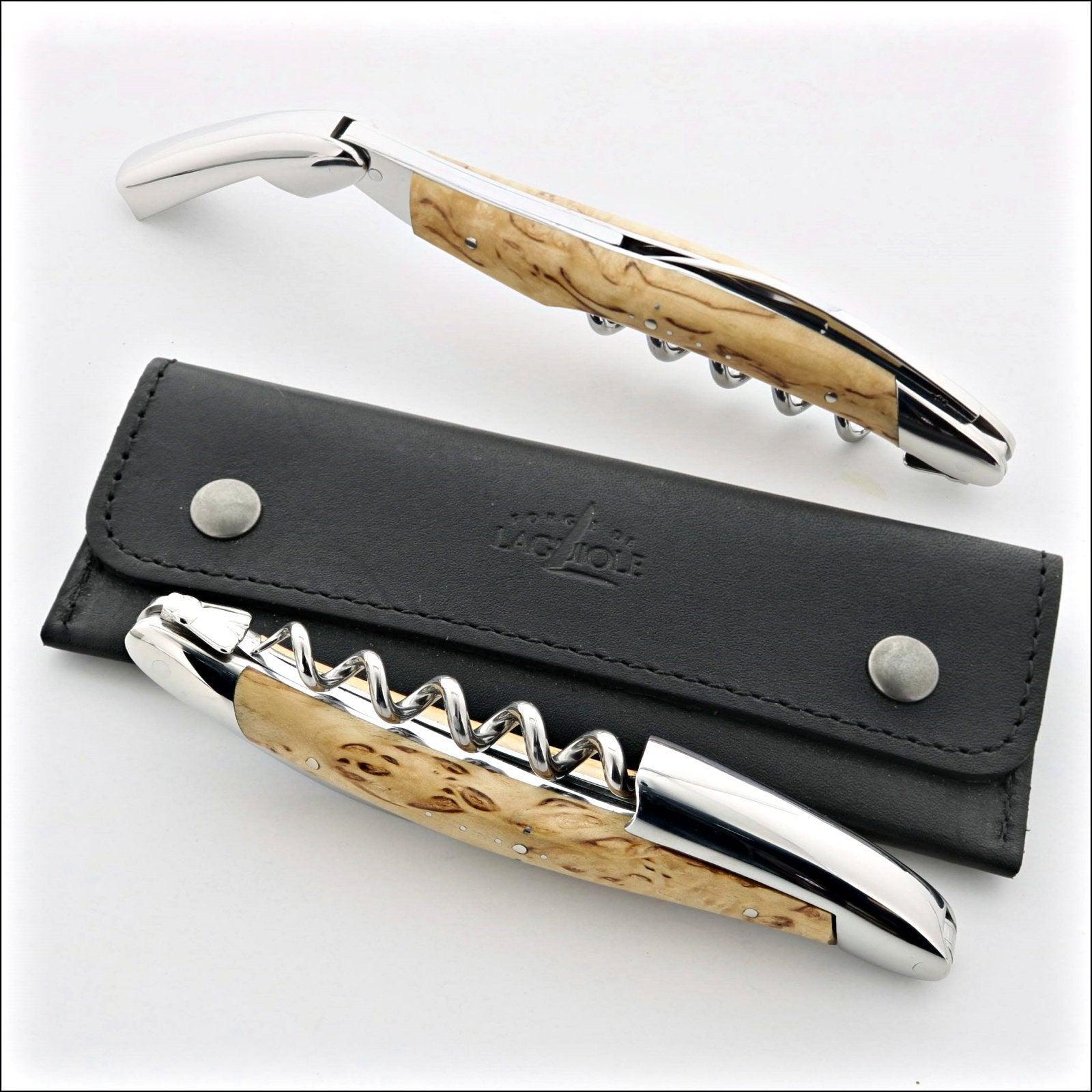 Forge de Laguiole Corkscrew Karelian Birch - Shiny-Waiter Corkscrew