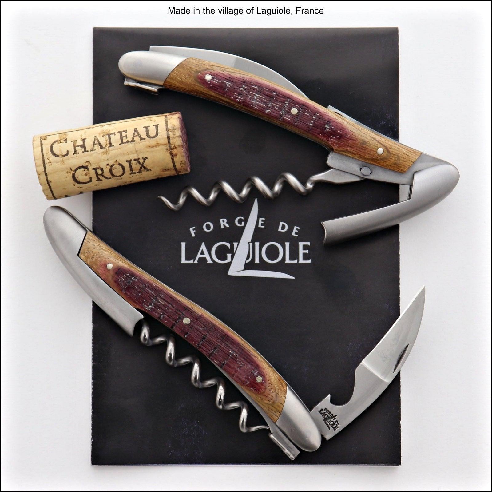 Forge de Laguiole Corkscrew Oak Barrel Wood - Satin