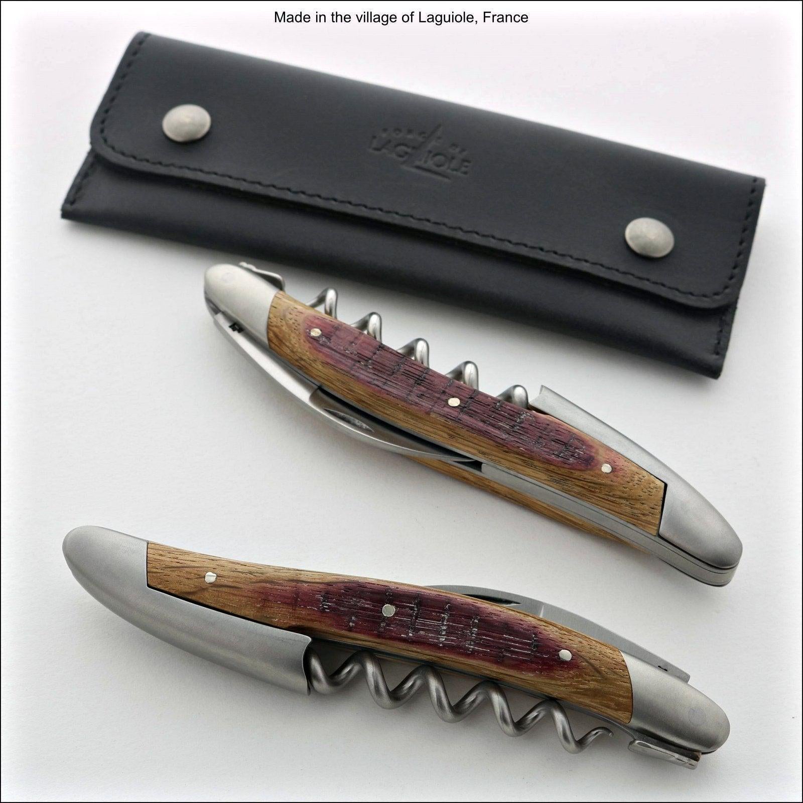 Forge de Laguiole Corkscrew Oak Barrel Wood - Satin