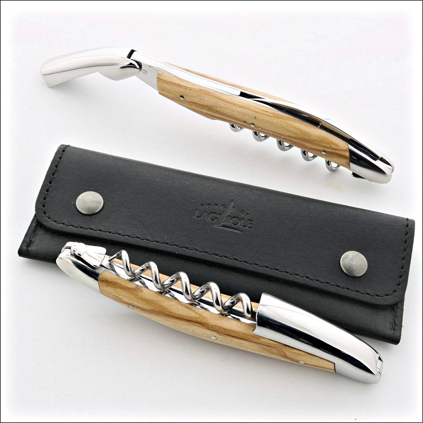 Forge de Laguiole Corkscrew Olive Wood - Shiny-Waiter Corkscrew