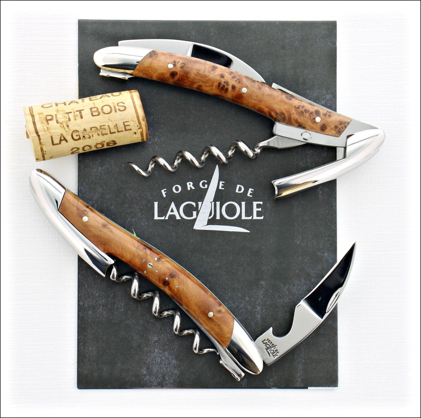 Forge de Laguiole Corkscrew Thuya Burl - Shiny - Laguiole Imports