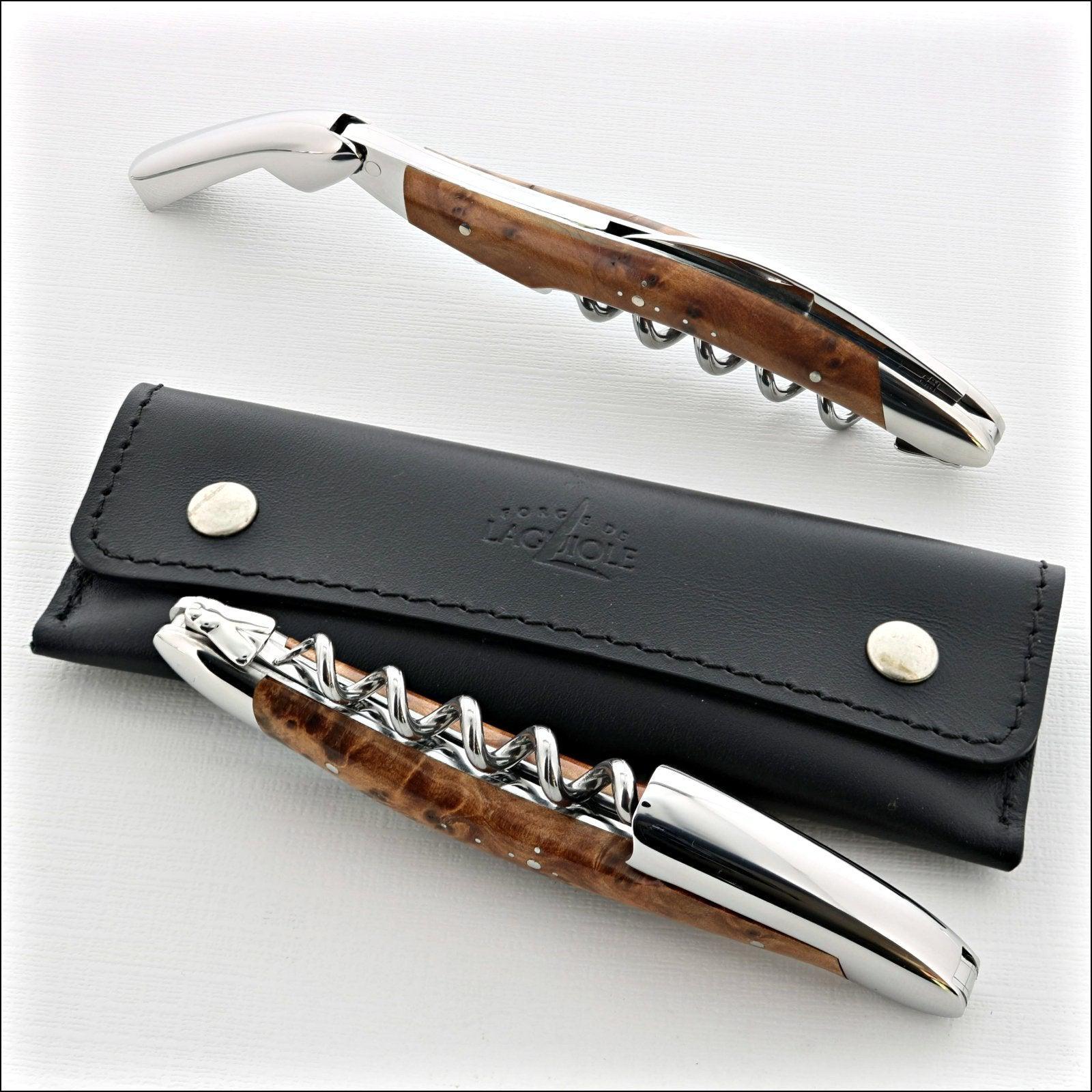 Forge de Laguiole Corkscrew Thuya Burl - Shiny - Laguiole Imports