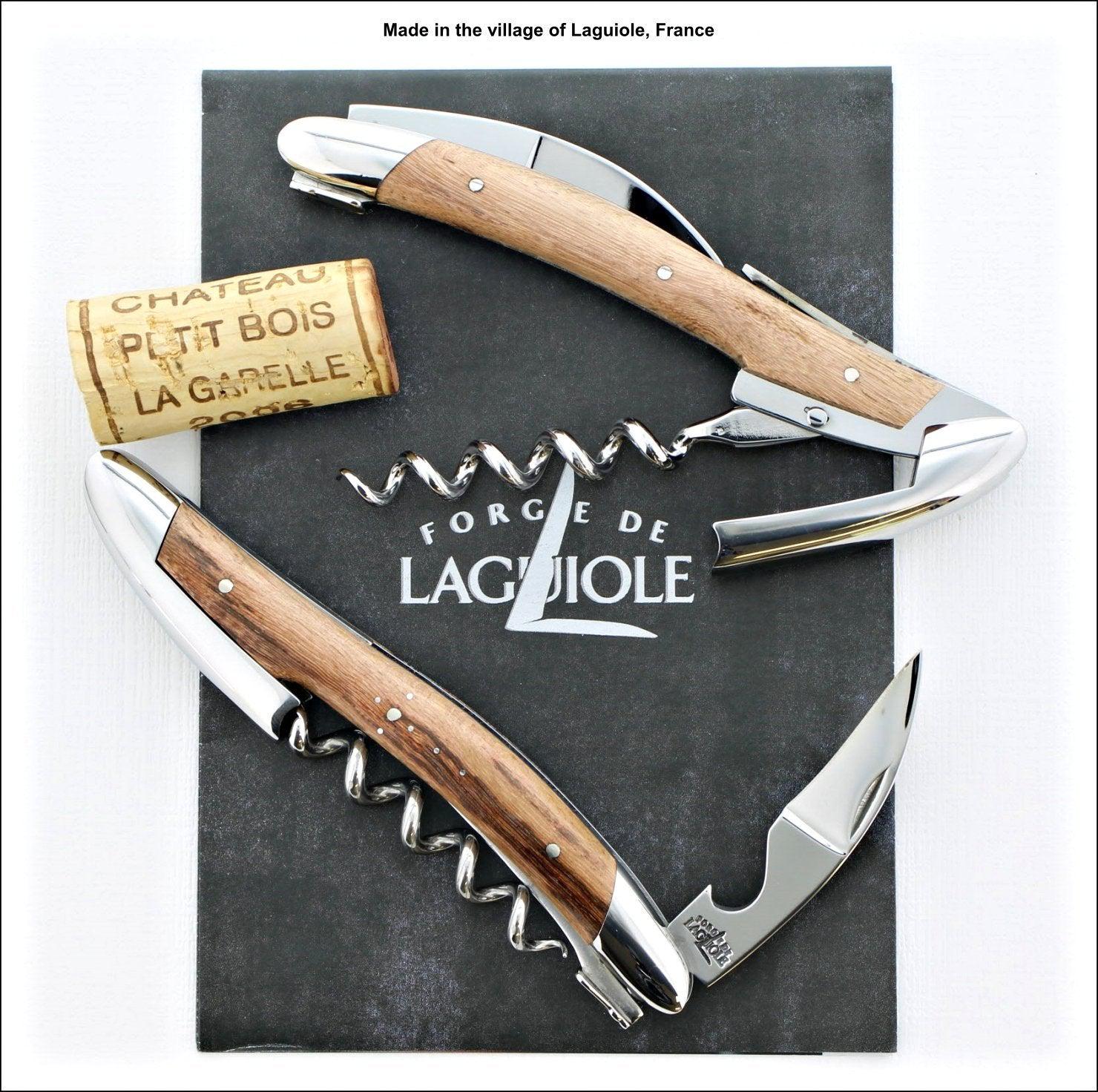 Forge de Laguiole Corkscrew Vine Stock Wood Handle - Shiny