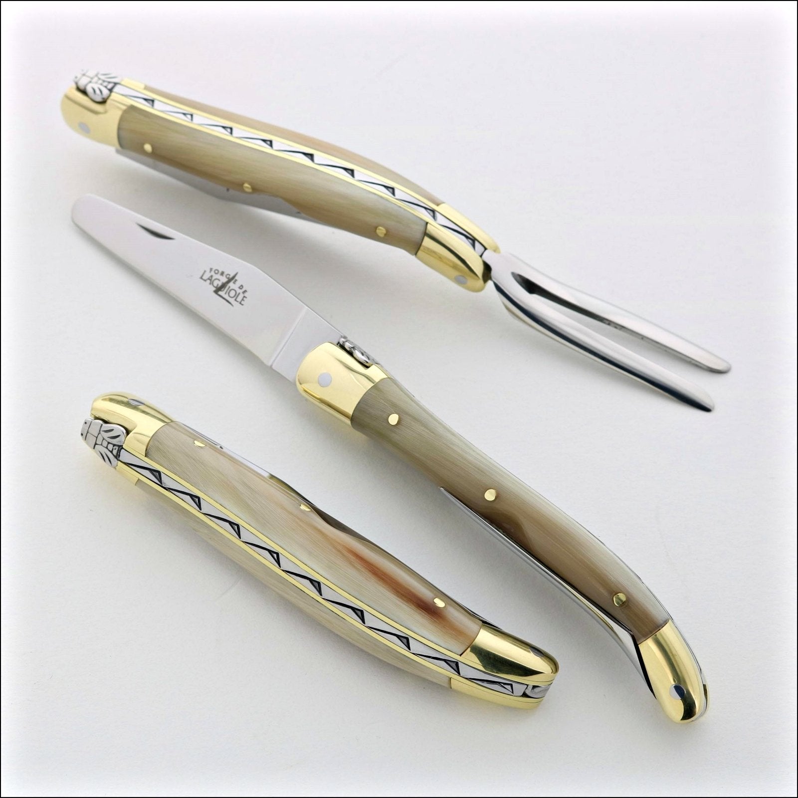 Forge de Laguiole Golf Divot Tool Horn Tip Handle