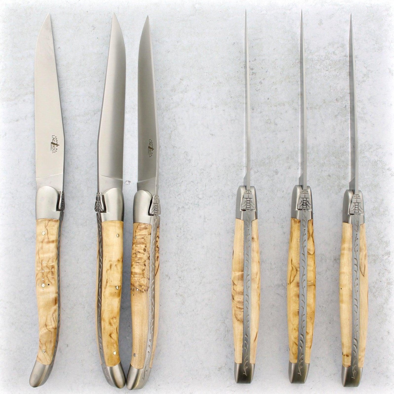 Christian Ghion Set of 6 Stainless Steel Steak Knives
