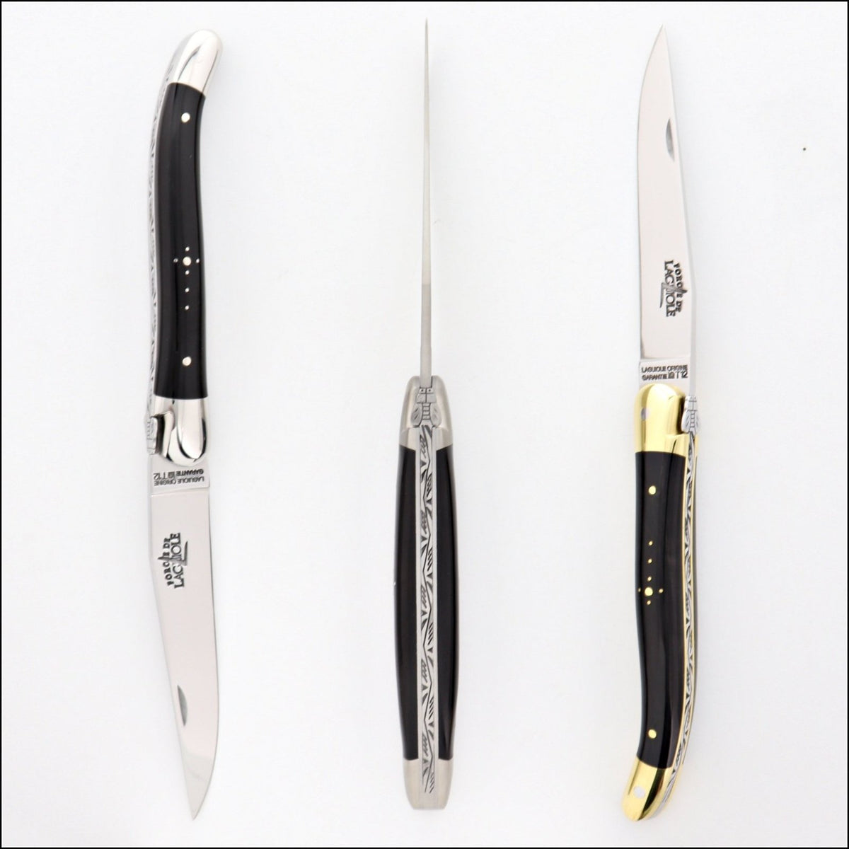 Forge de Laguiole Tradition 11 cm Black Horn Tip-POCKET KNIFE