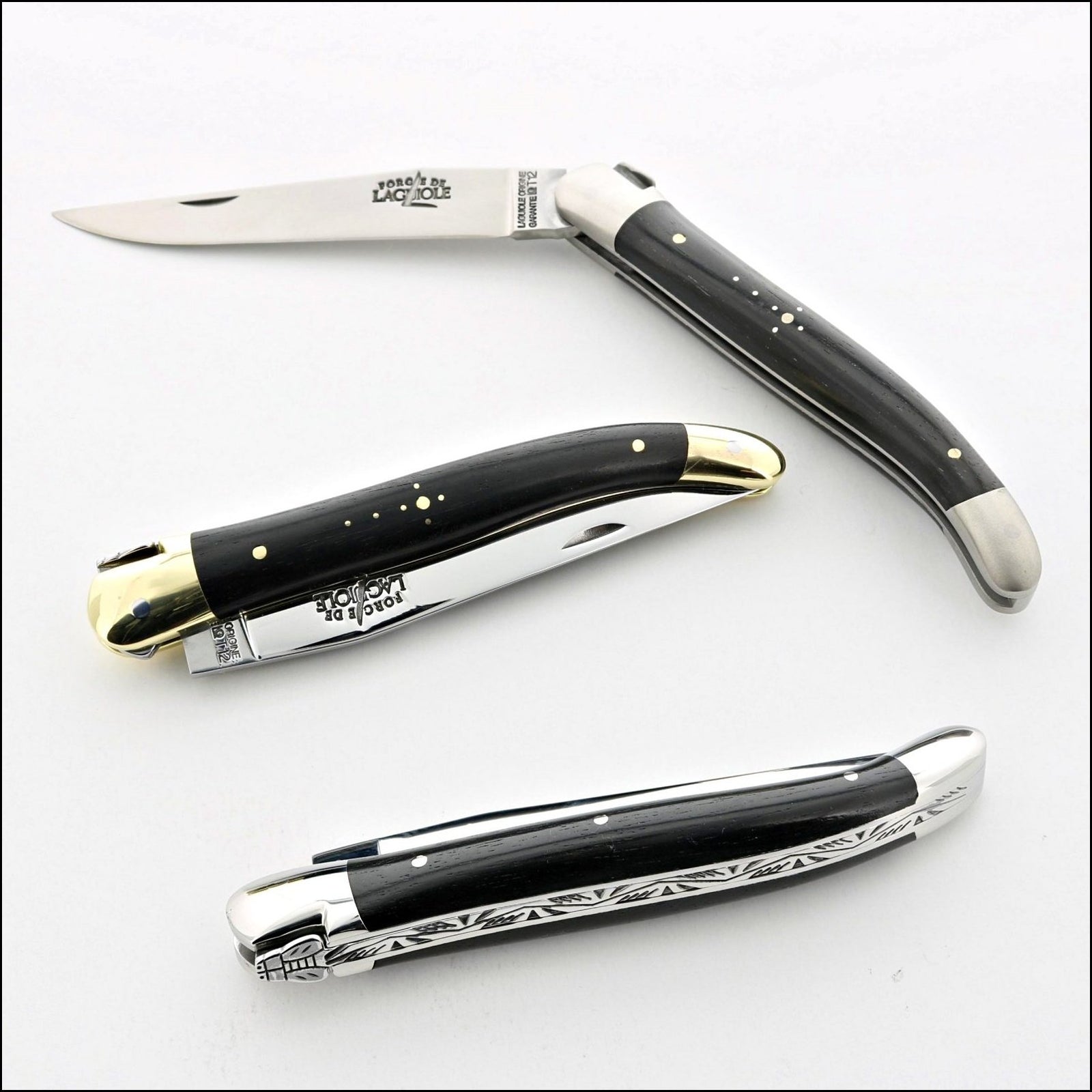 Forge de Laguiole Tradition 11 cm Ebony-POCKET KNIFE