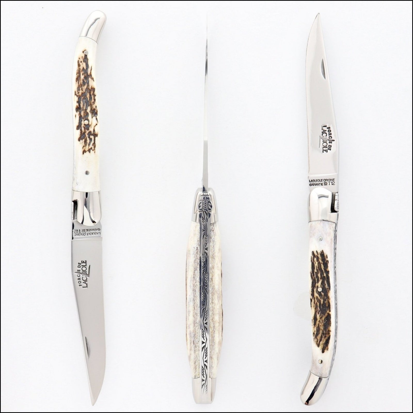 Forge de Laguiole Tradition 11 cm Elk Stag-POCKET KNIFE