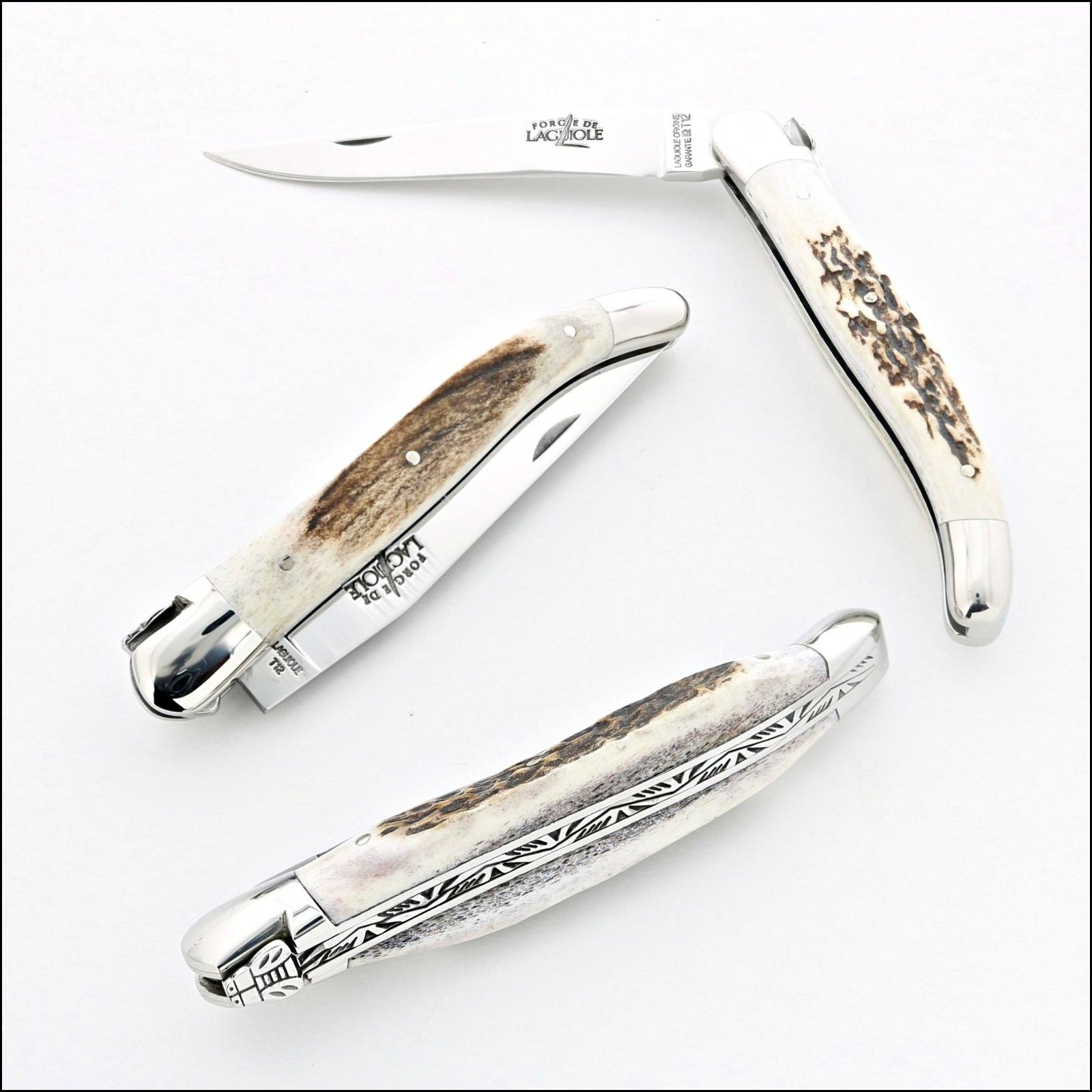 Forge de Laguiole Tradition 11 cm Elk Stag-POCKET KNIFE