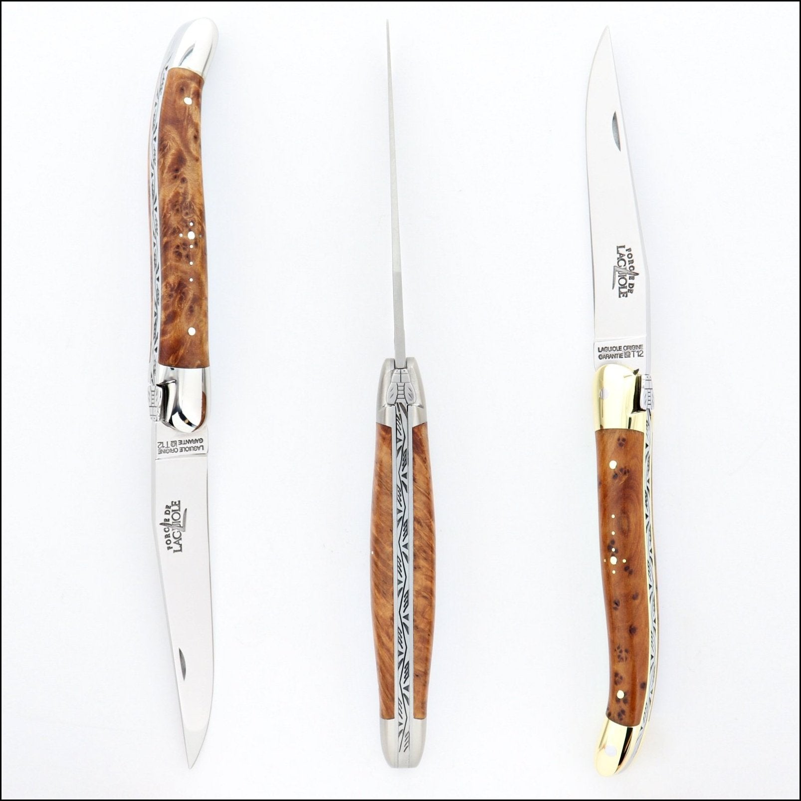 Forge de Laguiole Tradition 11 cm Thuya Burl-POCKET KNIFE