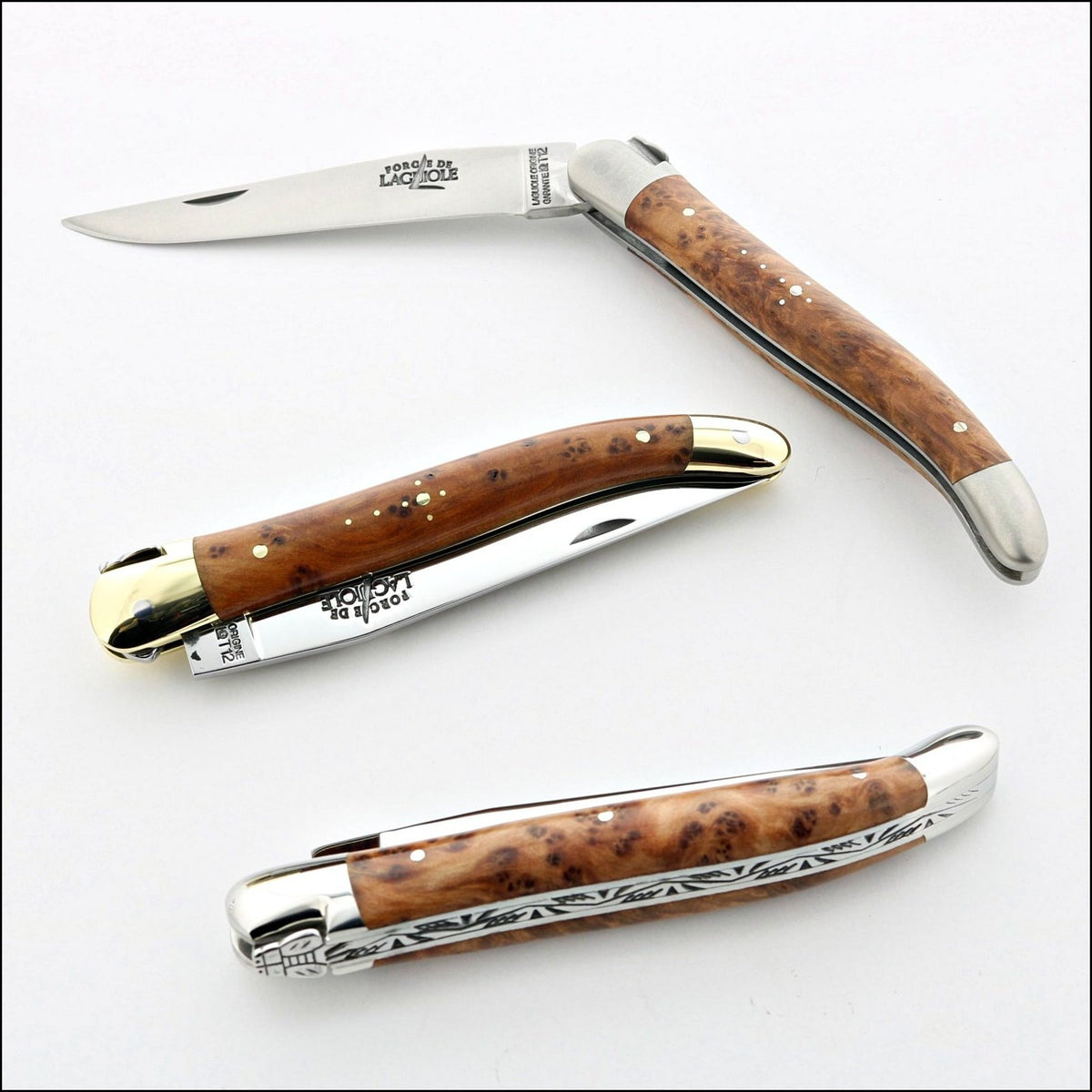 Forge de Laguiole Tradition 11 cm Thuya Burl-POCKET KNIFE