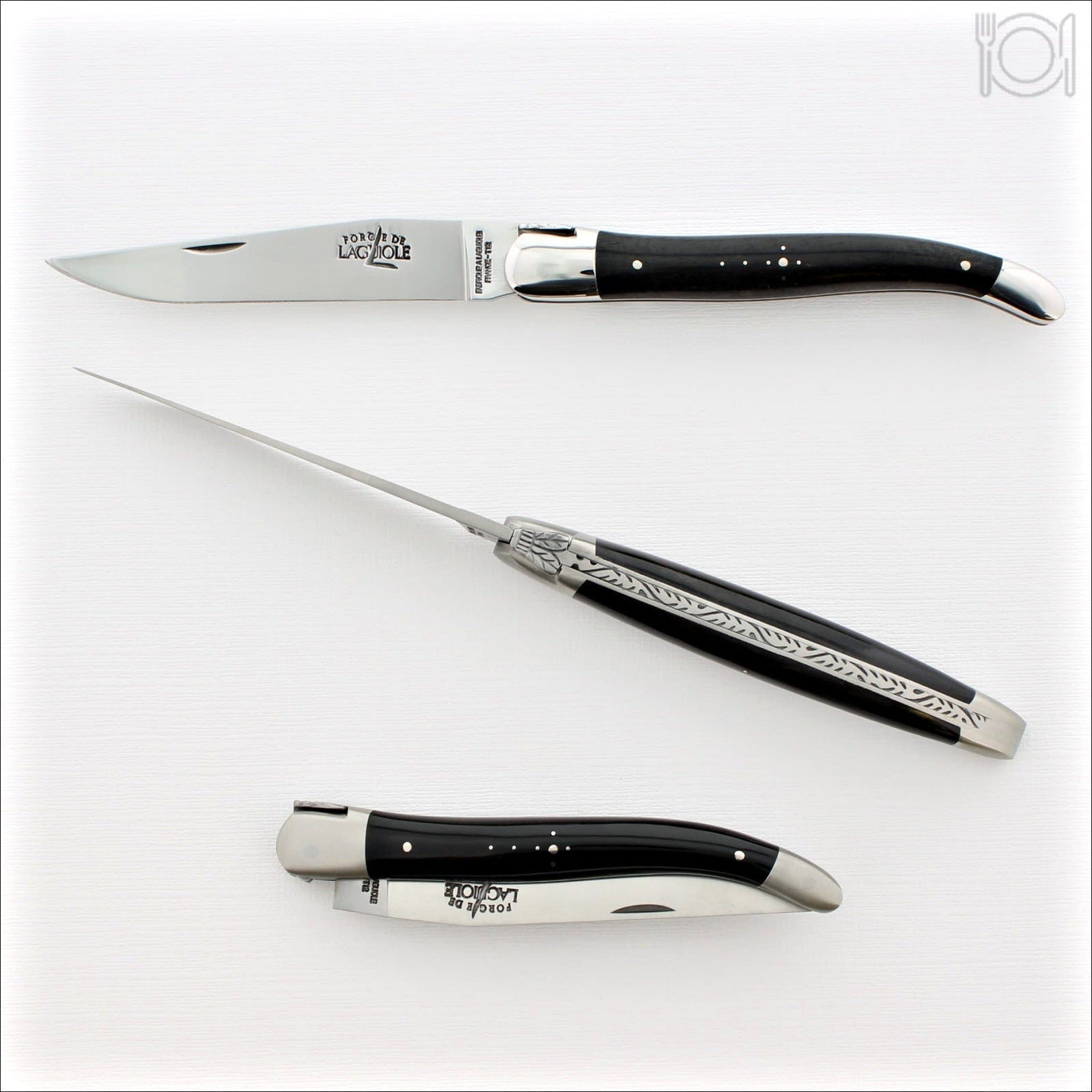 Forge de Laguiole Tradition 12 cm Ebony