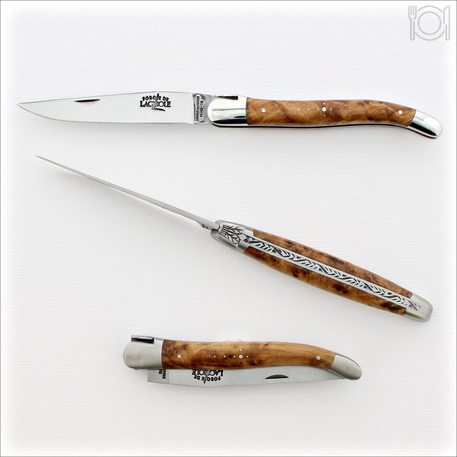 Trappeur Leather Sheath for 11 cm Laguiole Pocket Knife - Laguiole