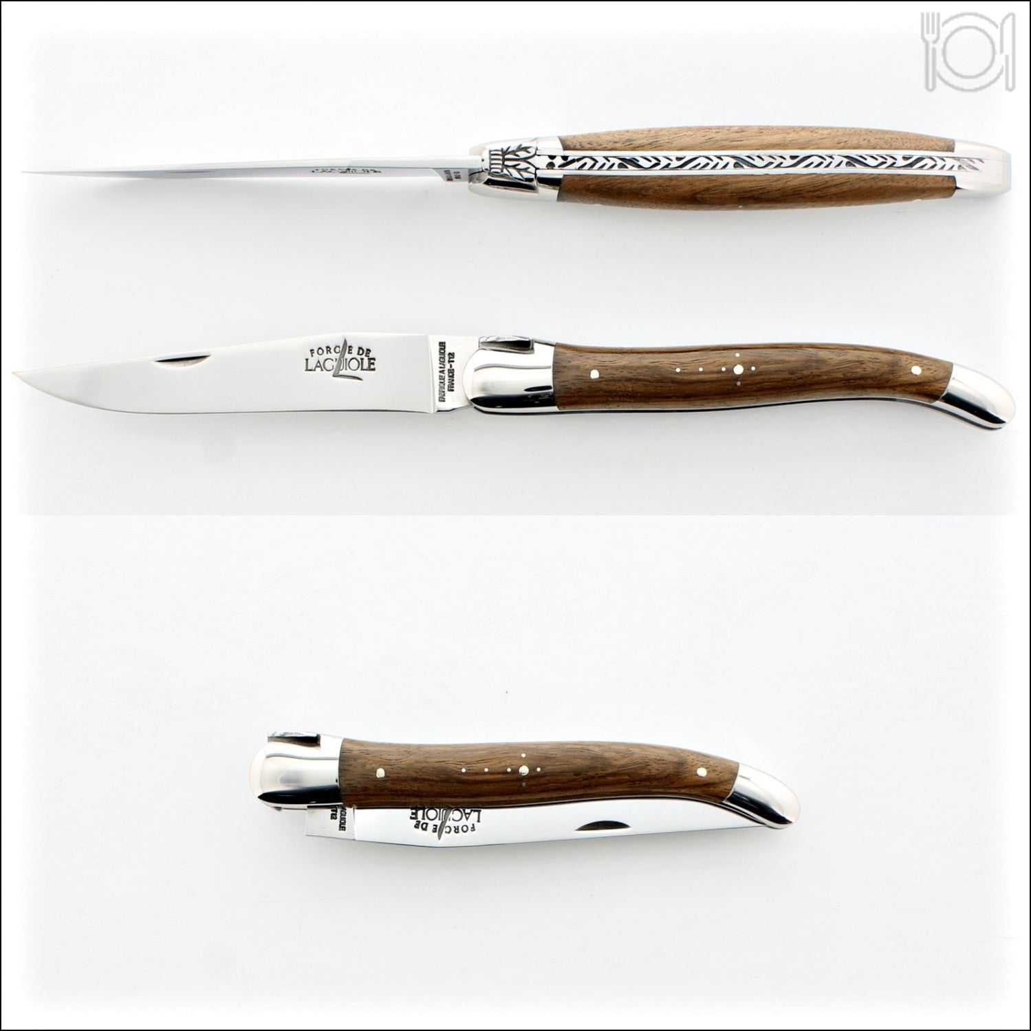 Forge de Laguiole Tradition 12 cm Walnut Shiny