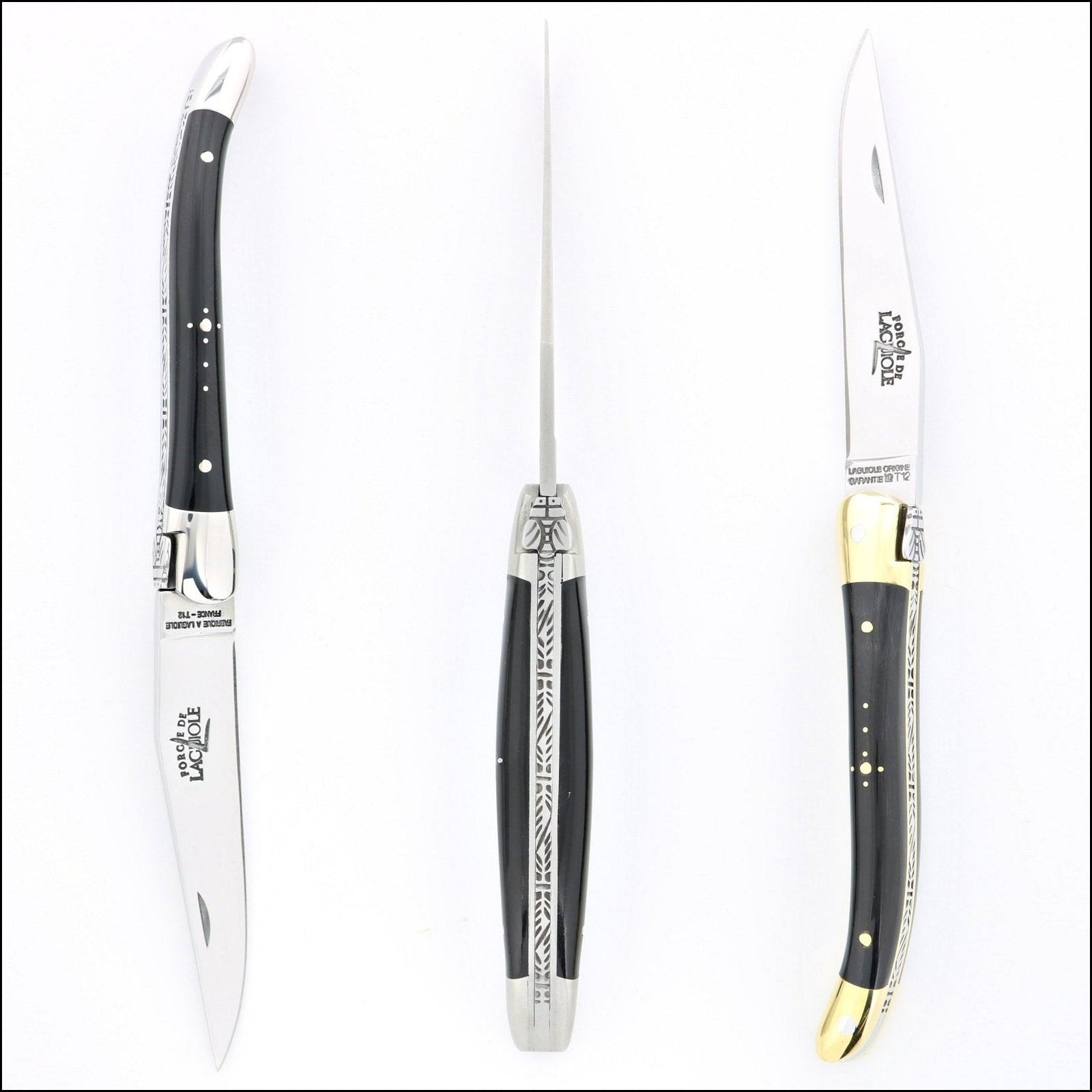 Forge de Laguiole Tradition 9 cm Dark Horn Tip-POCKET KNIFE