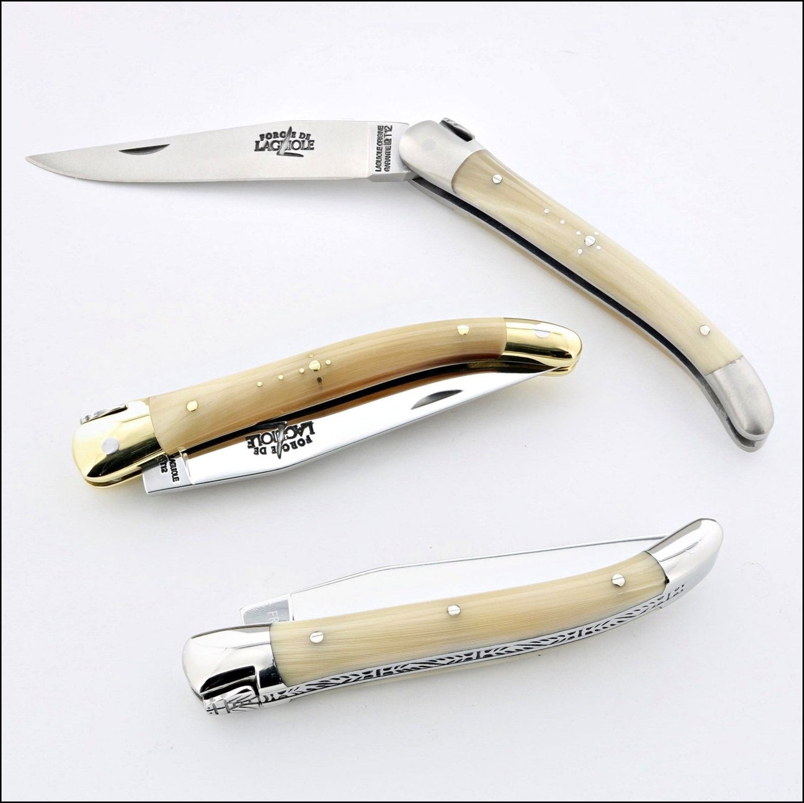 Forge de Laguiole Tradition 9 cm Light Horn Tip-POCKET KNIFE
