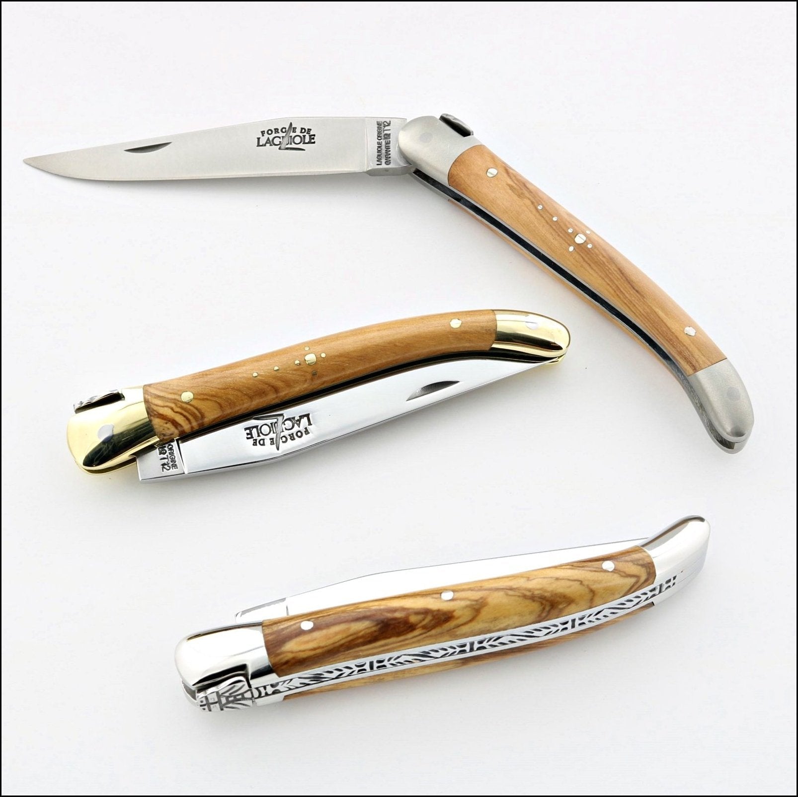 Forge de Laguiole Tradition 9 cm Olive Wood-POCKET KNIFE