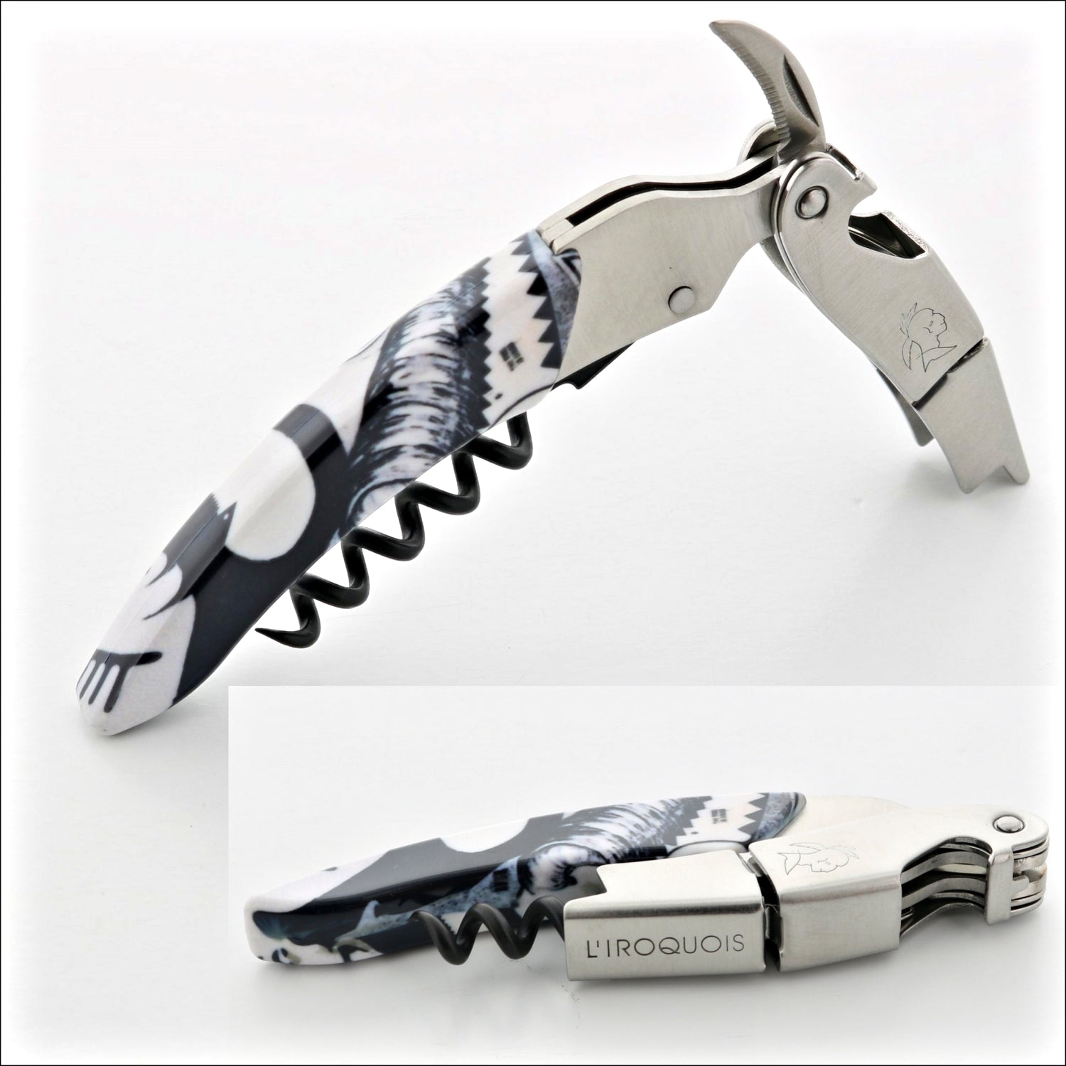 Iroquois Urban Series Two-Step Waiter's Corkscrew - Motif No.10